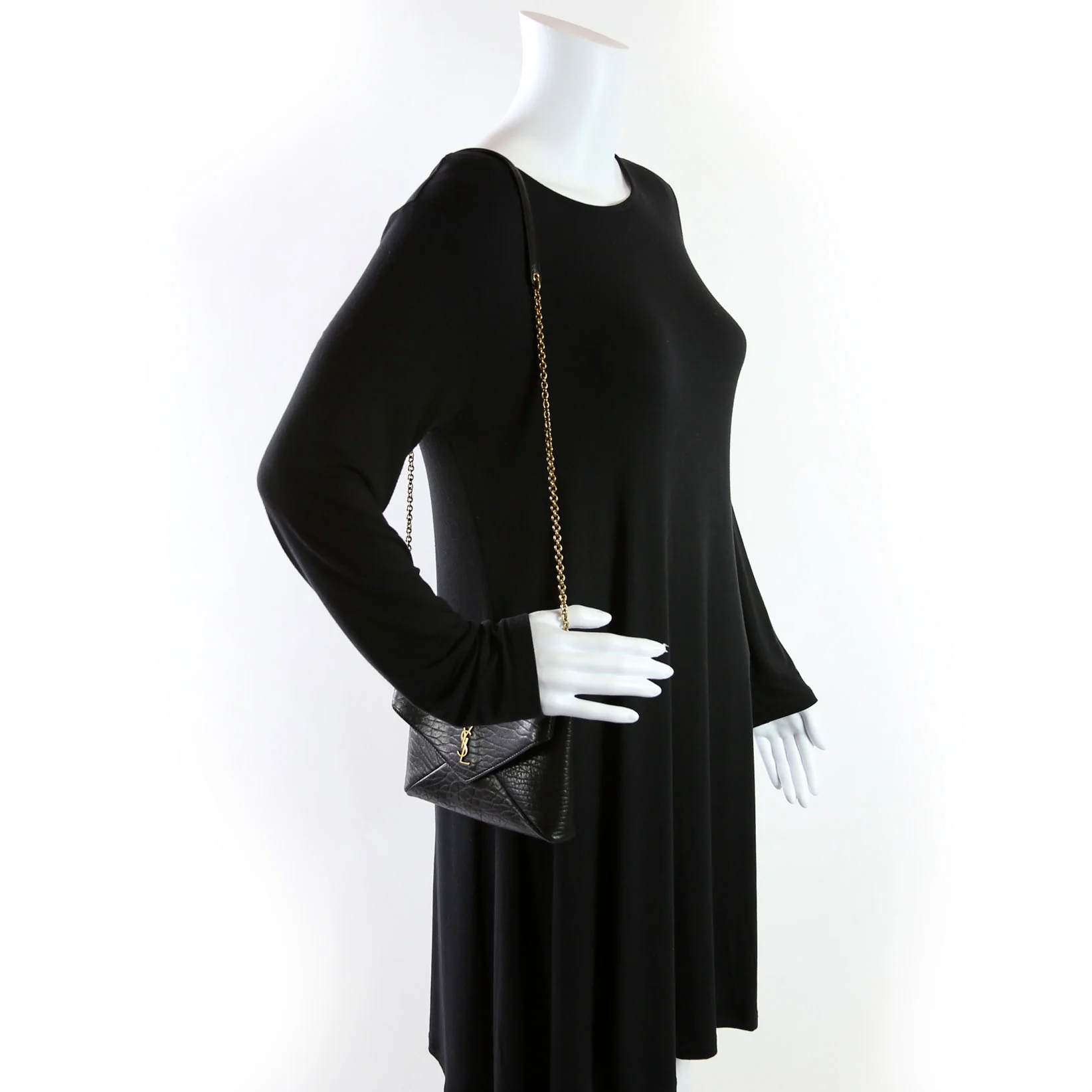 Cassandre Chain Pouch Lambskin 819271 Black - Image 13