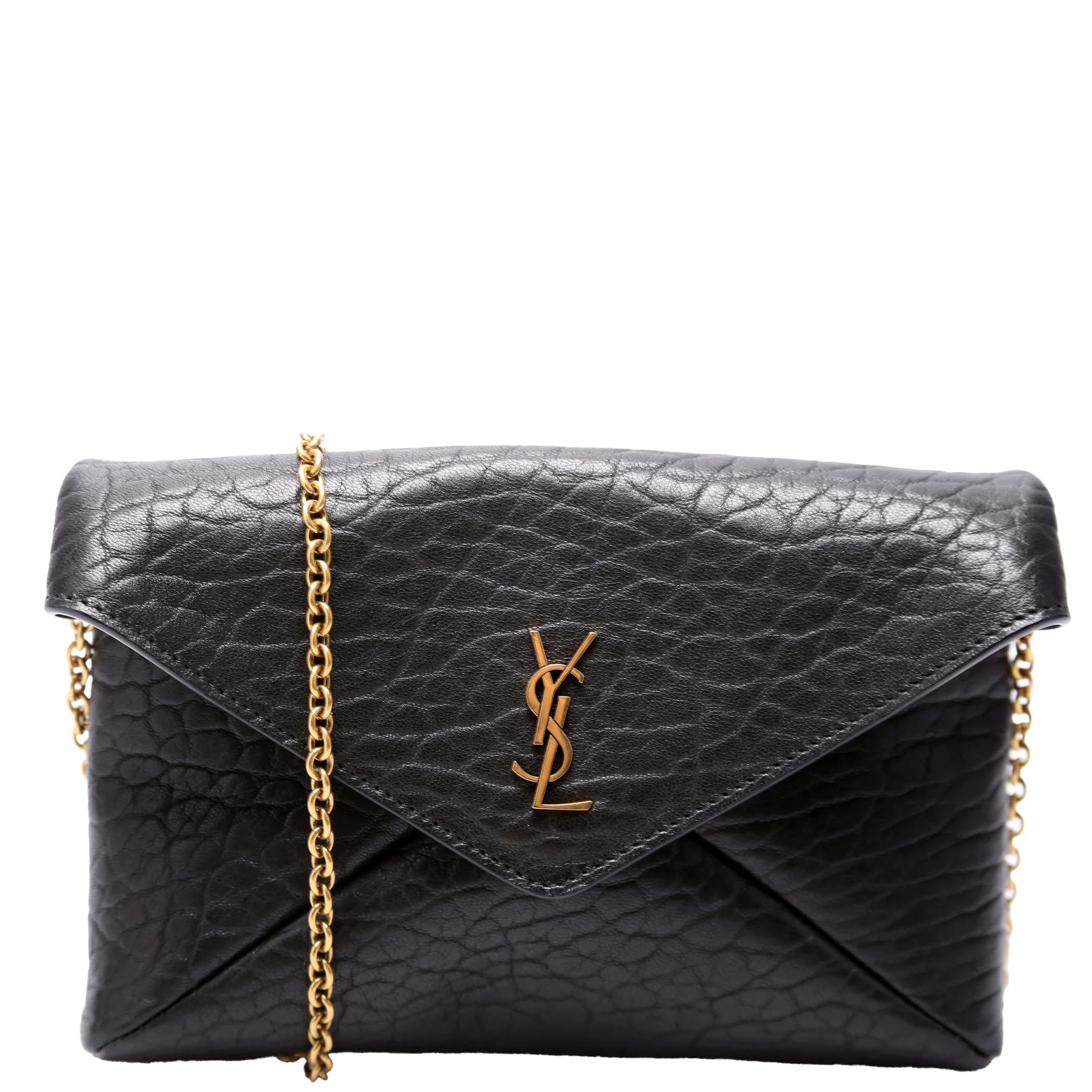 Cassandre Chain Pouch Lambskin Black