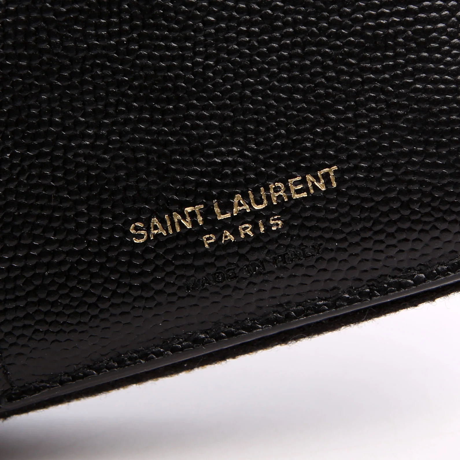Cassandre Grain De Poudre Compact Zip Around Wallet Black - Image 14