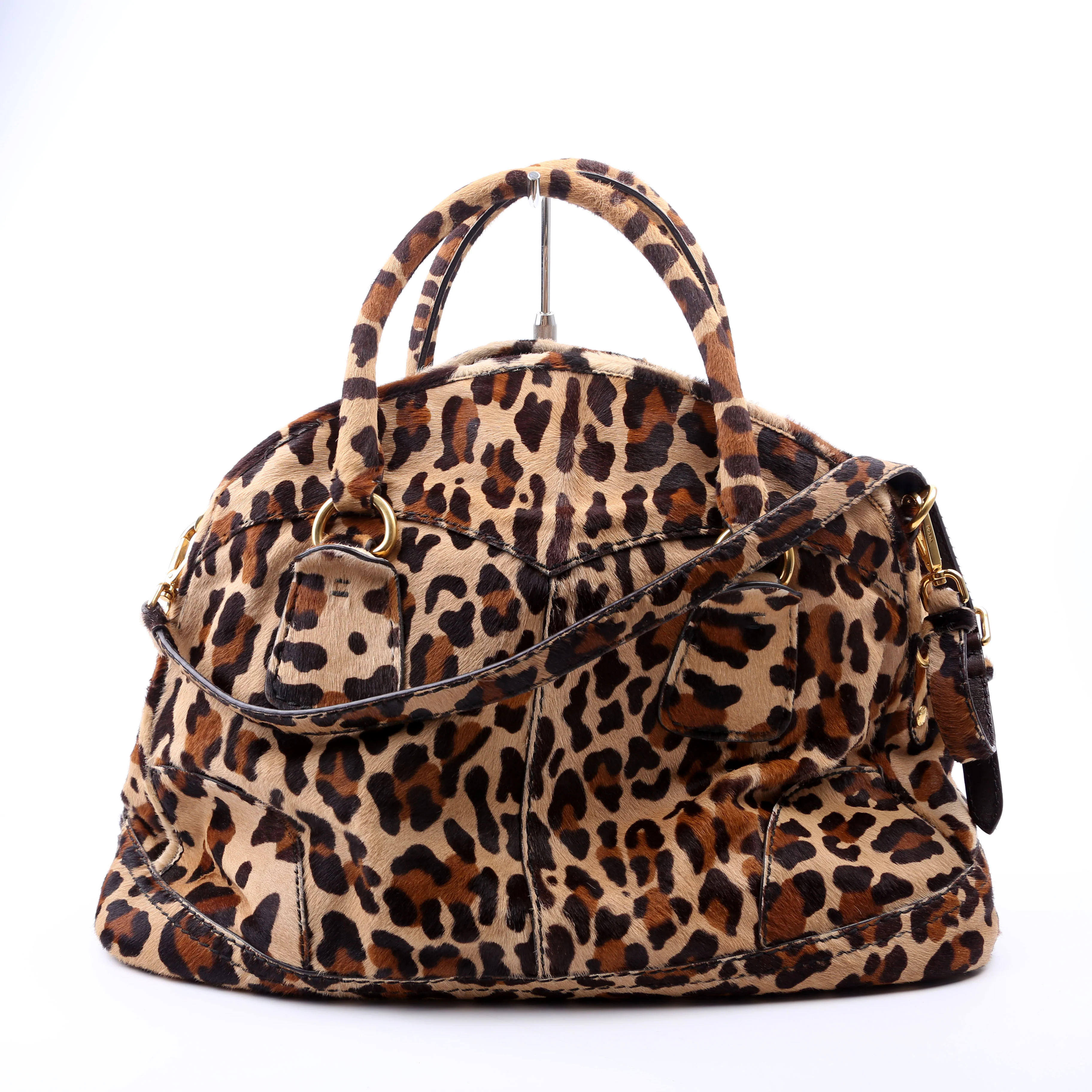 Cavallino Pony Hair Bowler 2Way Bag - Image 3