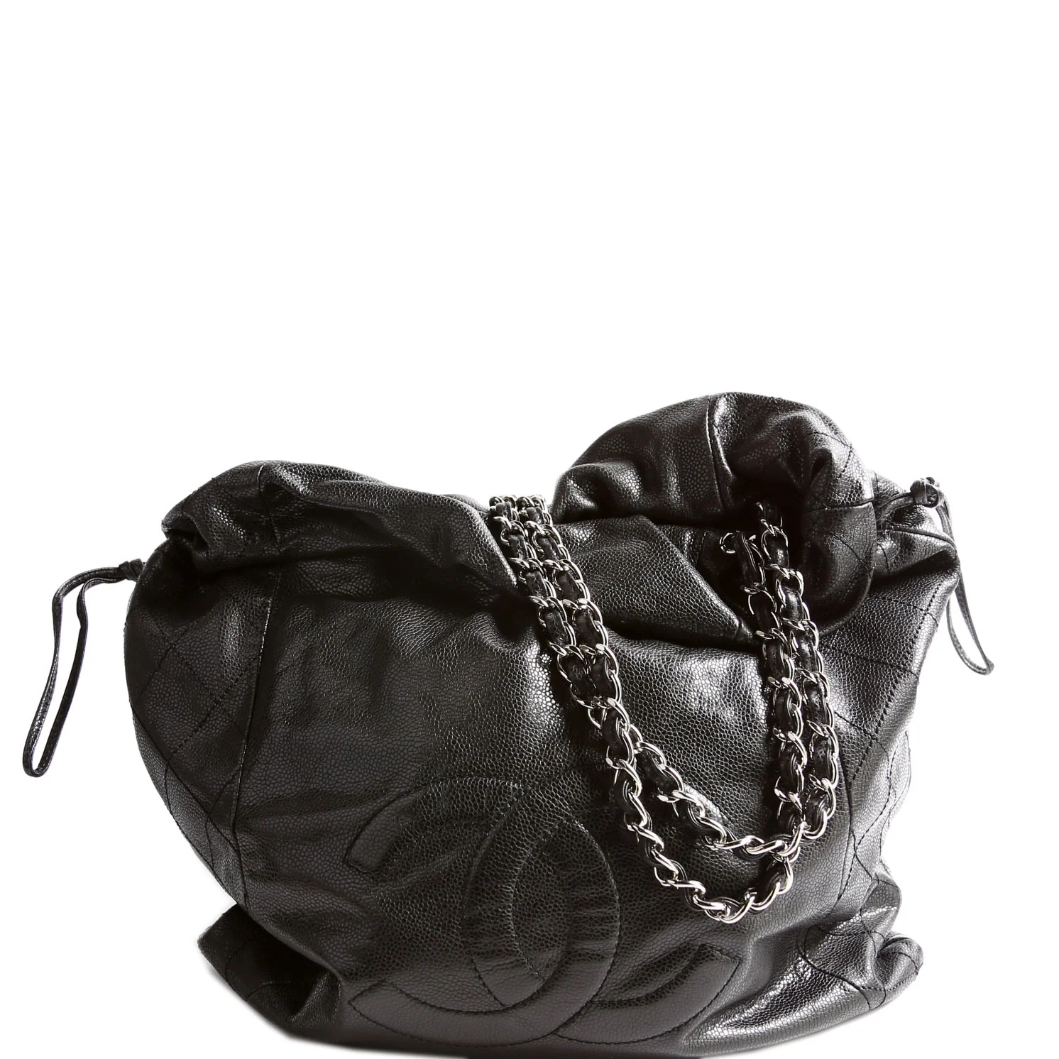 Caviar 31 Drawstring Tote 13M Black