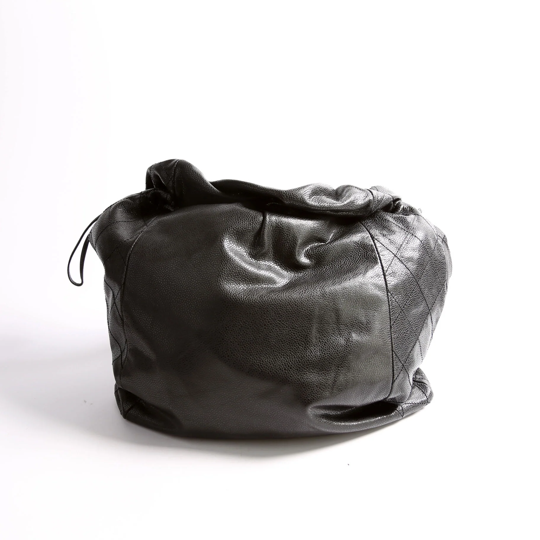 Caviar 31 Drawstring Tote 13M Black - Image 2