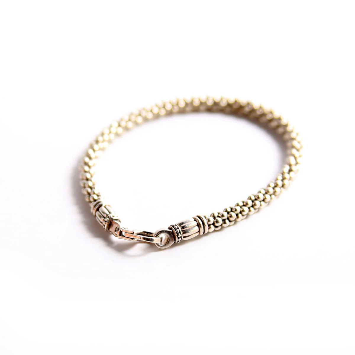 Caviar Rope Bracelet 4MM 925 - Image 3