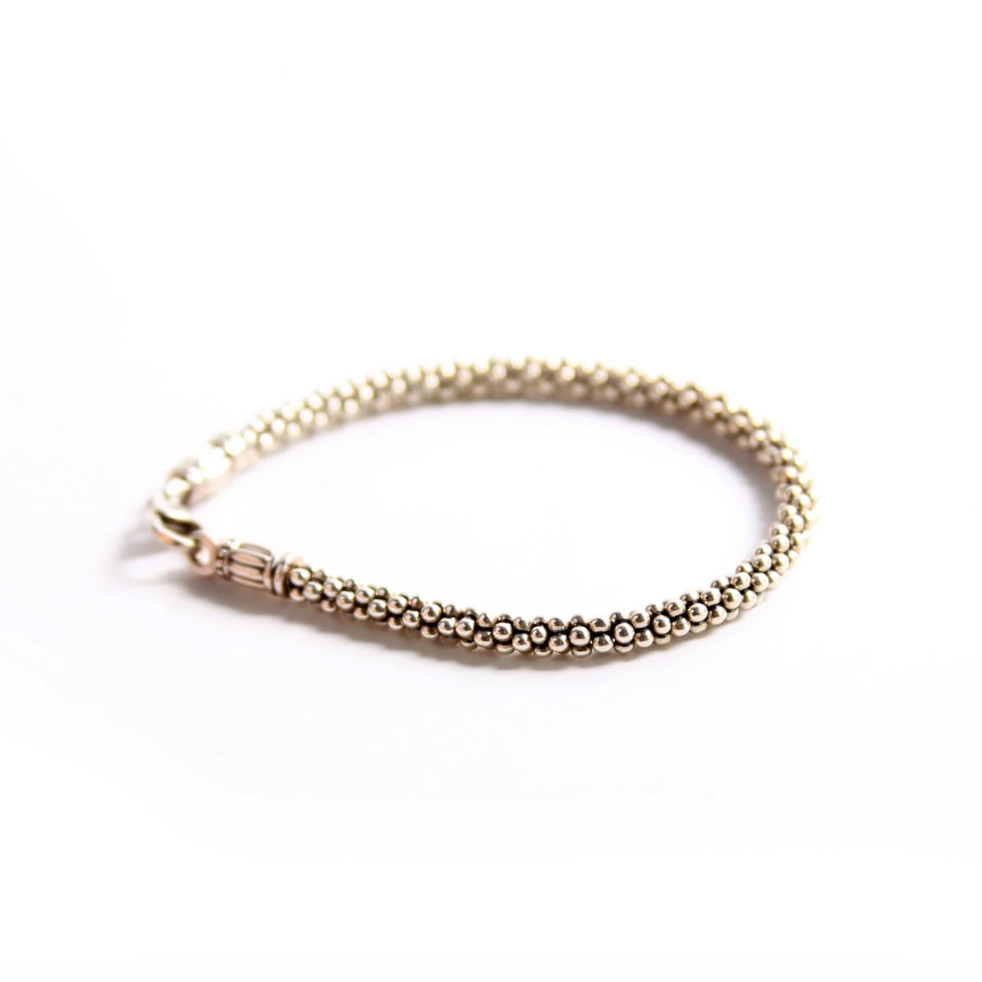 Caviar Rope Bracelet 4MM 925 - Image 4