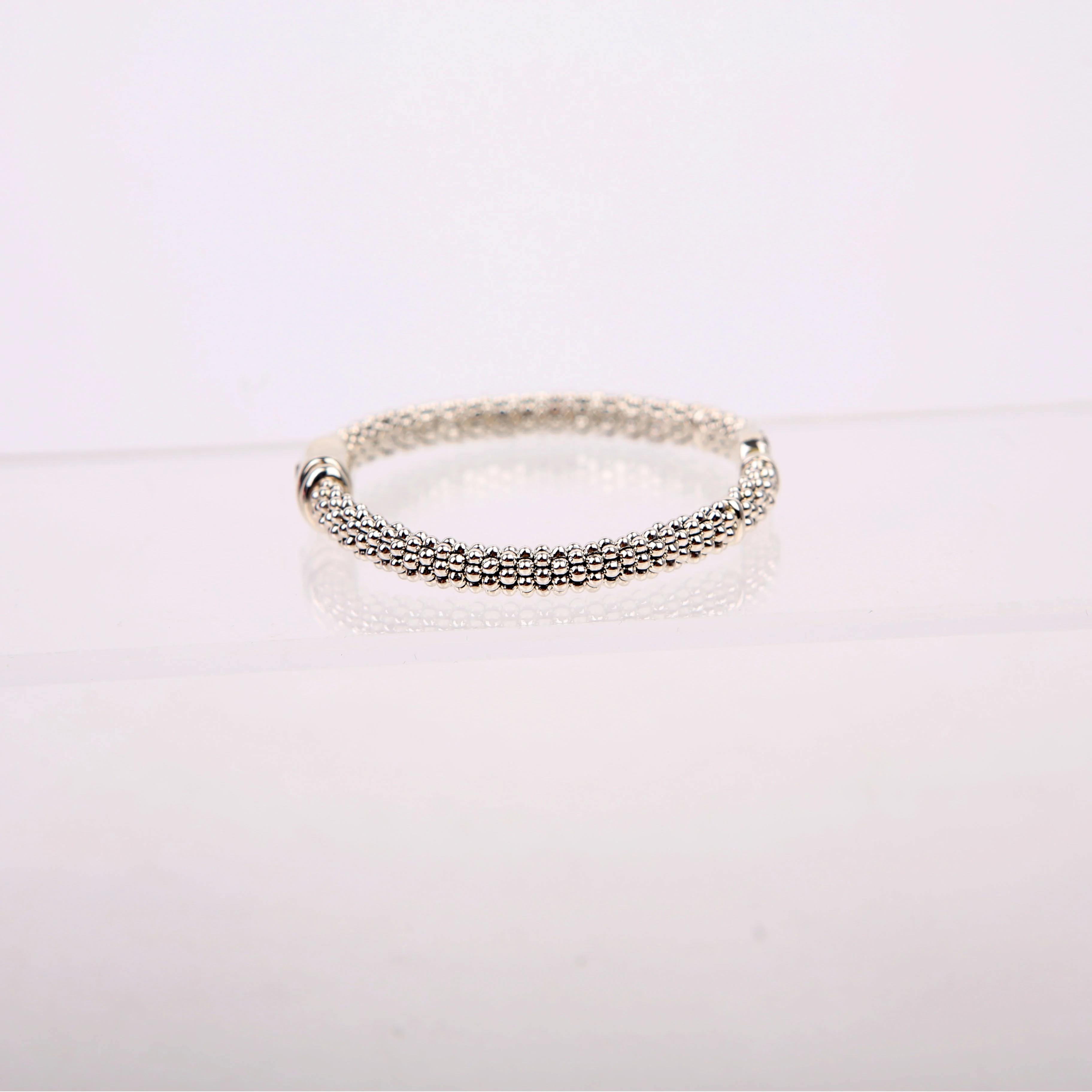 Caviar Spark Single Station Circle Bracelet 9MM Diamonds/925 - Image 4
