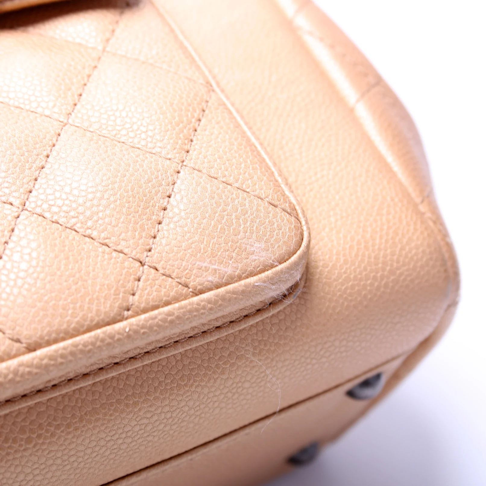 CC Accordion Shopping Bag Quilted Caviar 22M - Image 6
