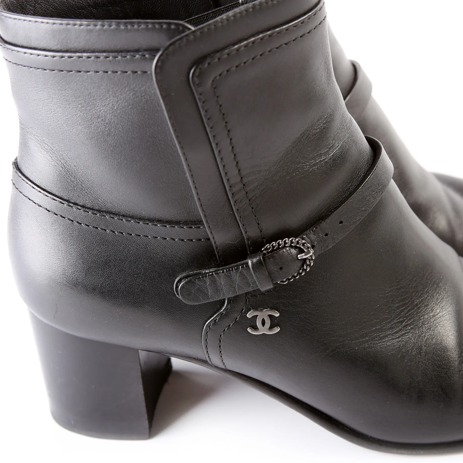 CC Cap Toe Ankle Booties Size 37 - Image 10
