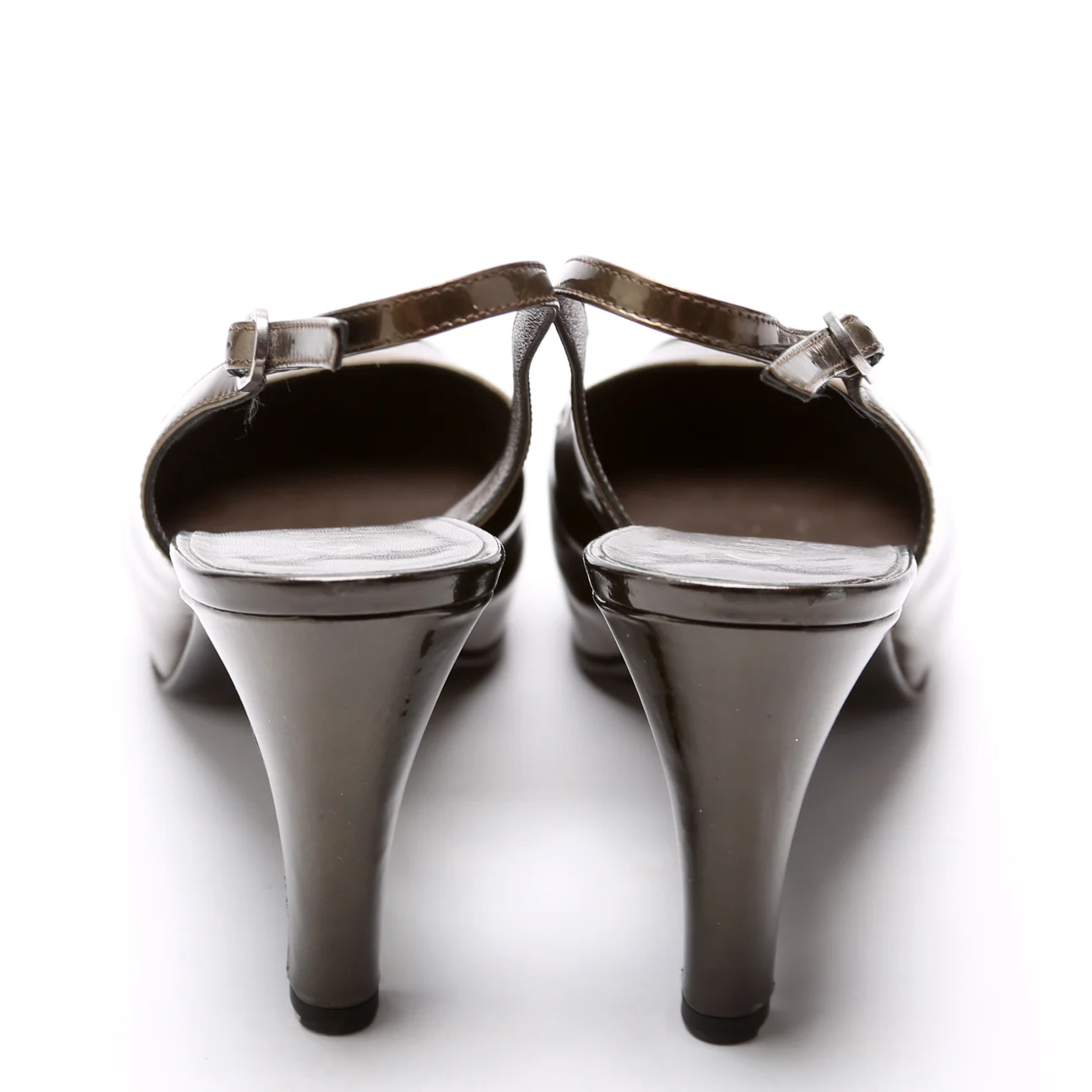 CC Cap Toe Slingback Pumps Size 38.5 - Image 5