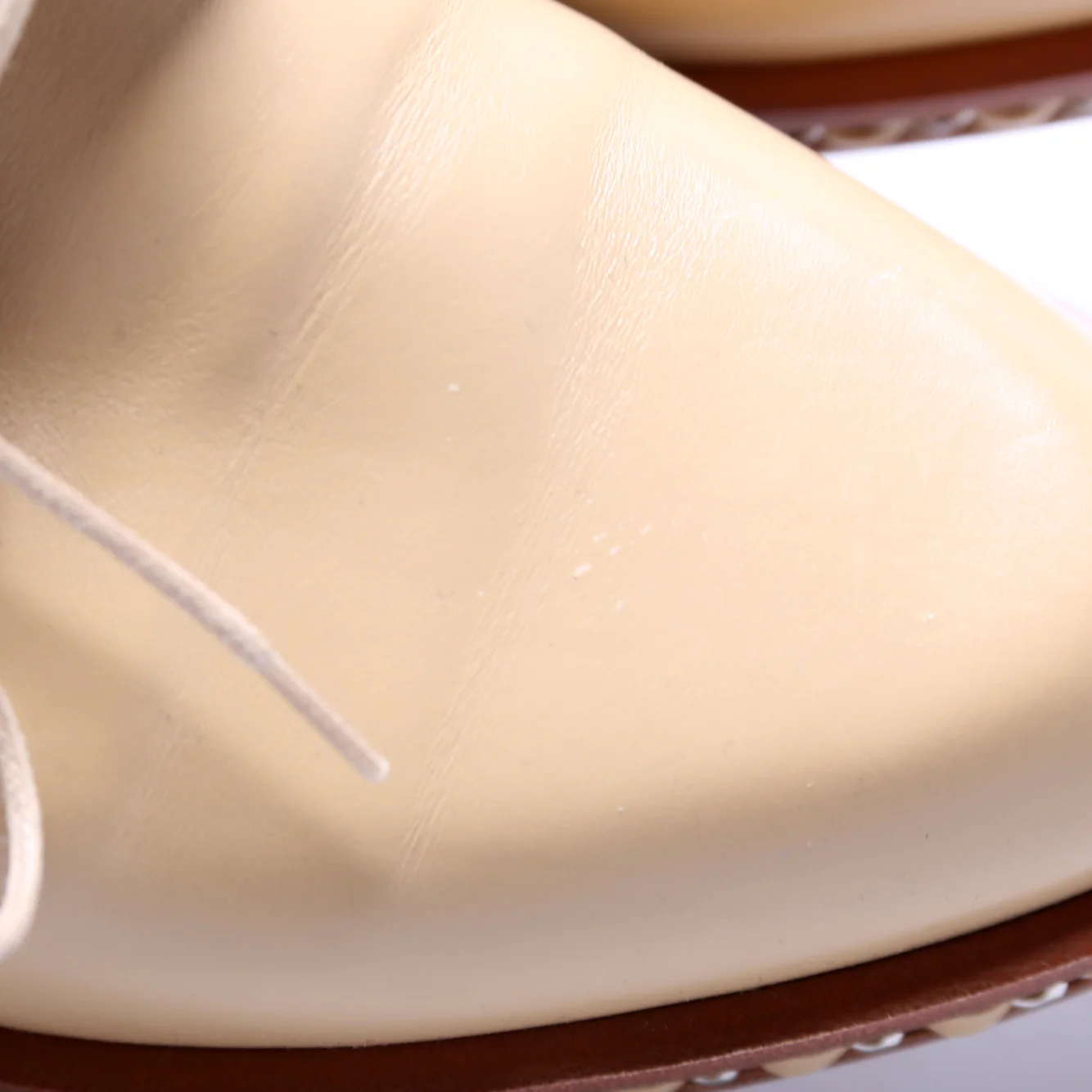 CC Chain Calfskin Lace Up Oxfords Size 40 - Image 7