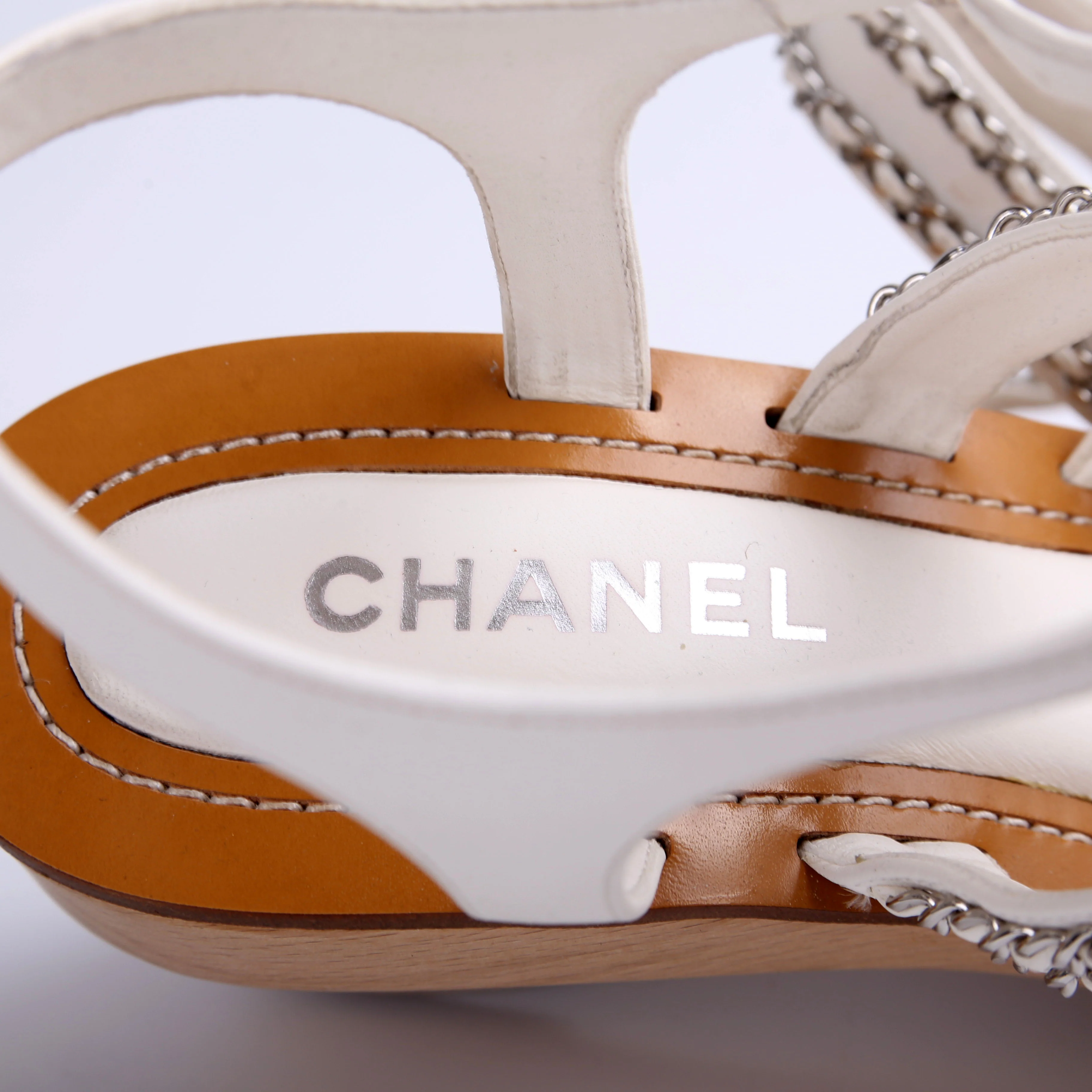 CC Chain Wood Wedges Size 42 - Image 6
