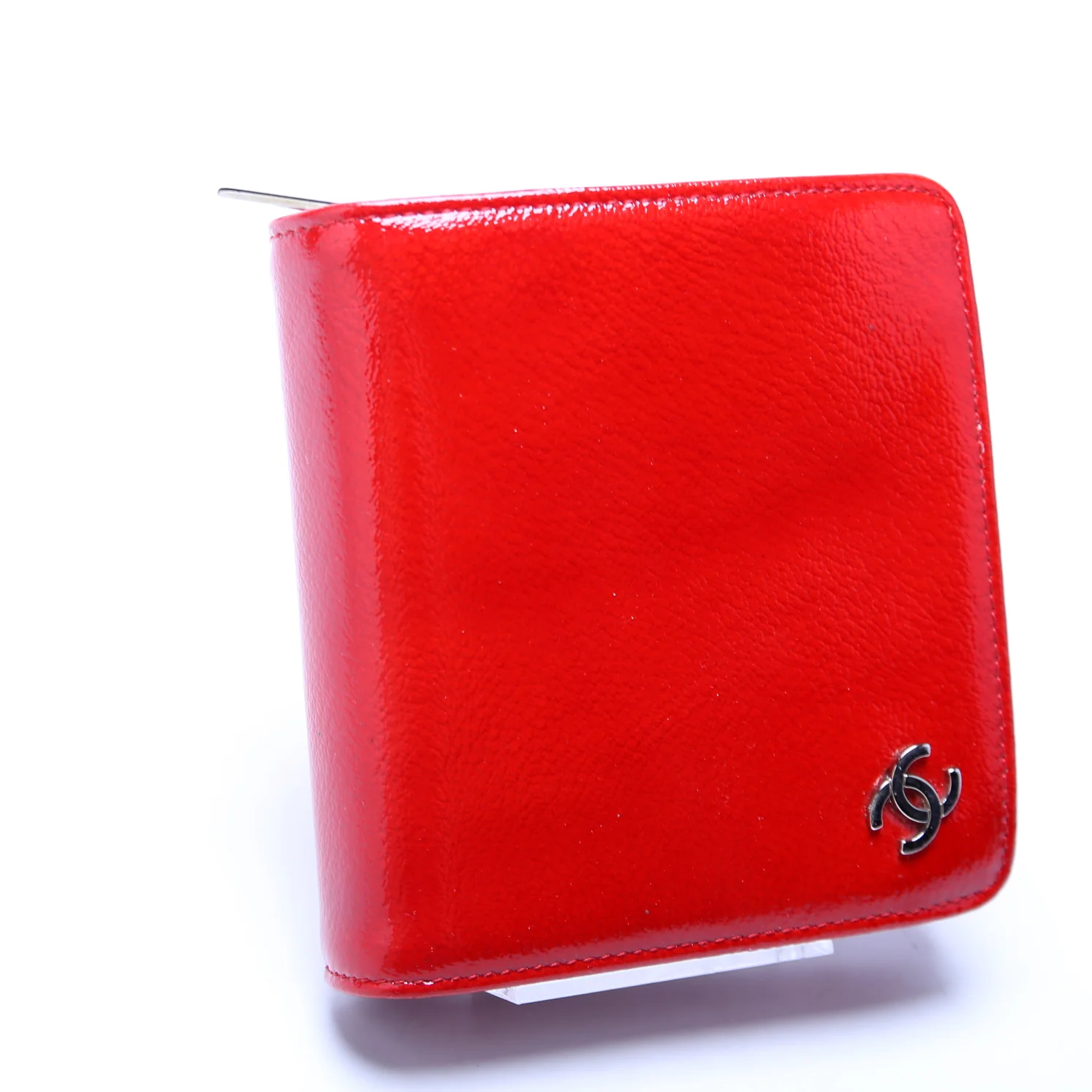 CC Compact Wallet Patent 12M Red - Image 2