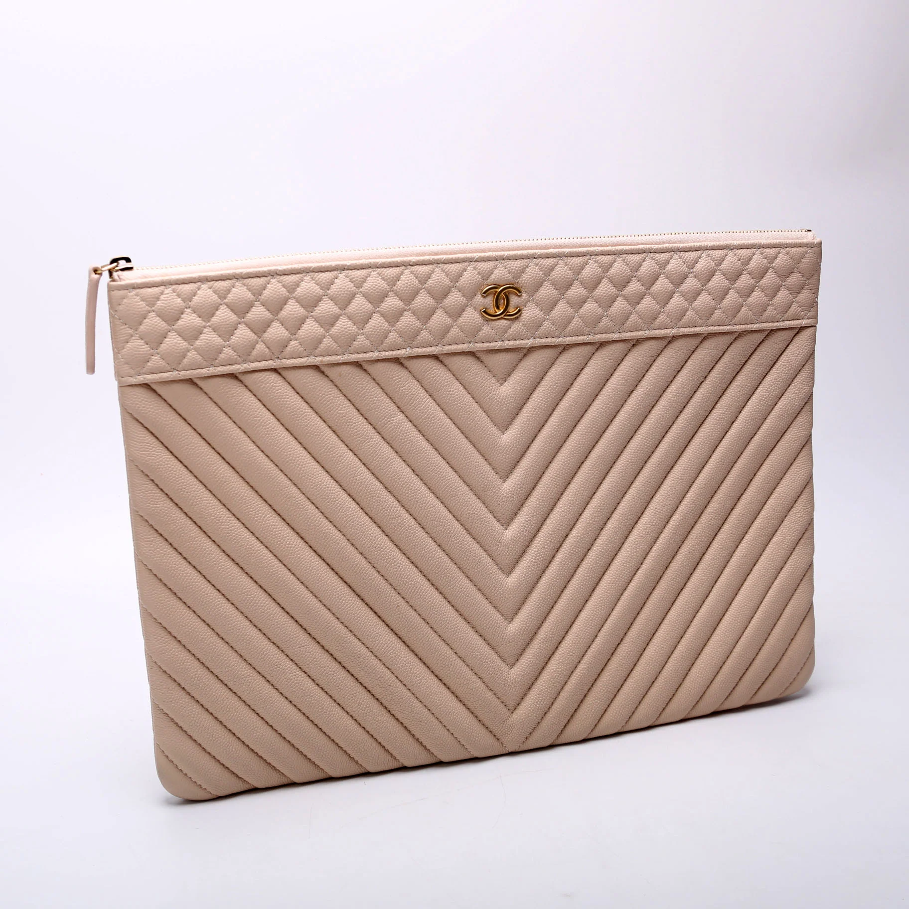CC Cosmetic Case Quilted Large Caviar 24M - Image 2