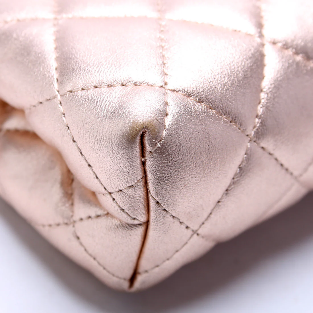CC Cosmetic Pouch Small Quilted Lambskin 21M - Image 5