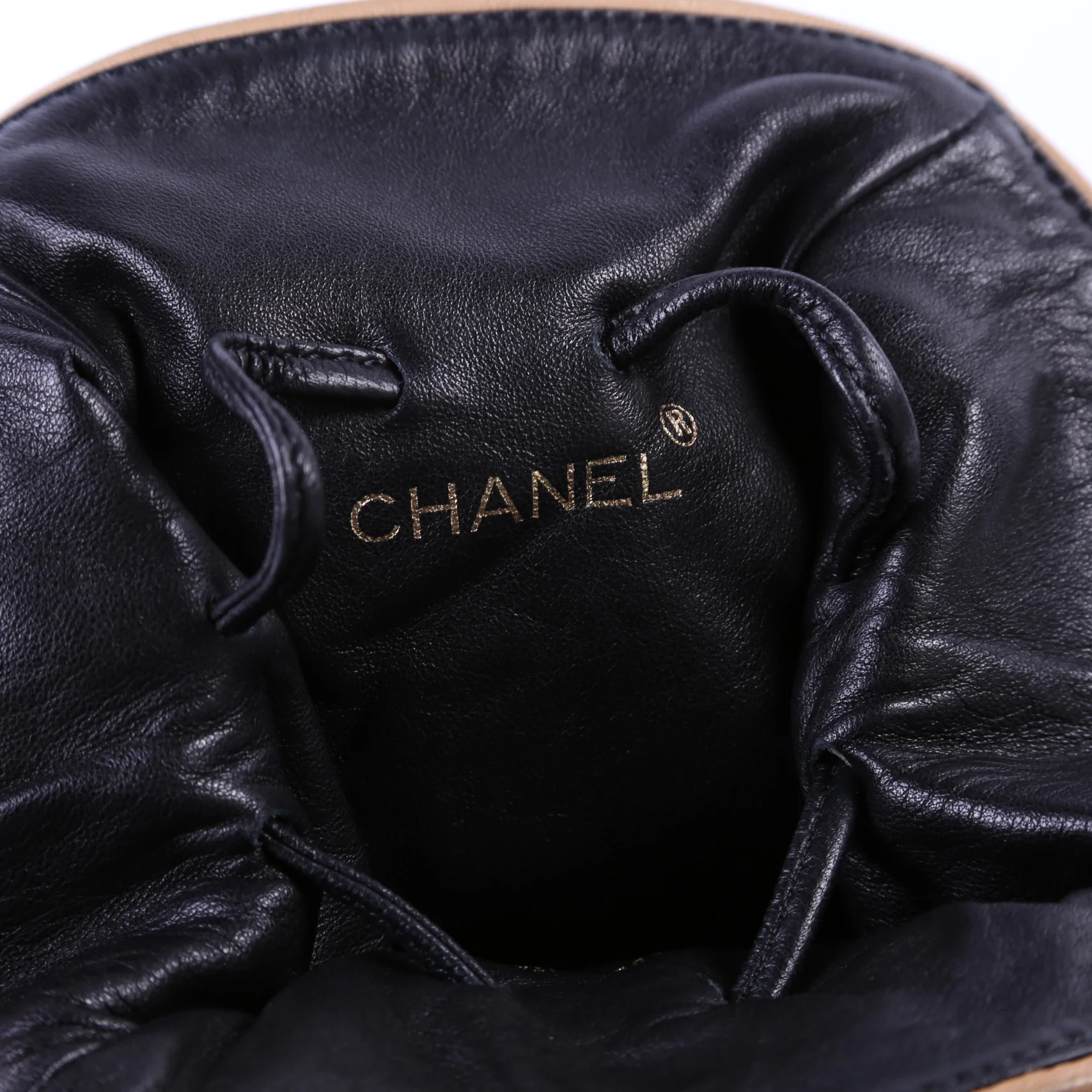 CC Drawstring Mini Handbag Lambskin Vintage 5M - Image 10