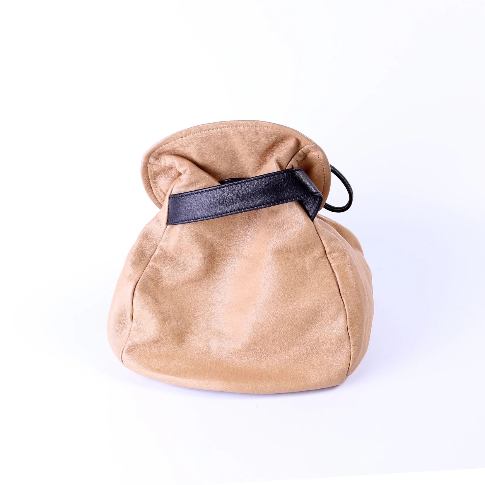 CC Drawstring Mini Handbag Lambskin Vintage 5M - Image 2