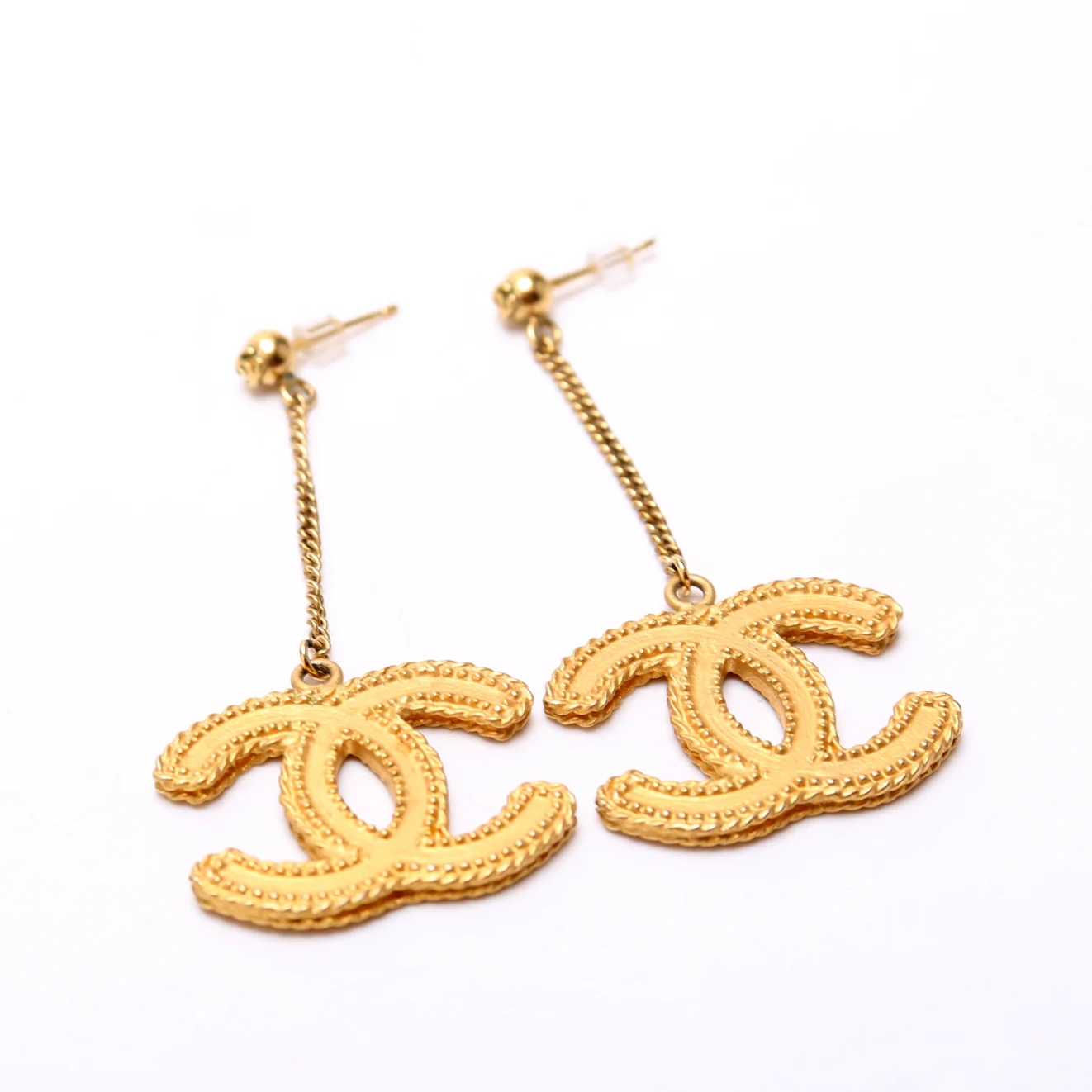CC Drop Large Earrings - Image 2