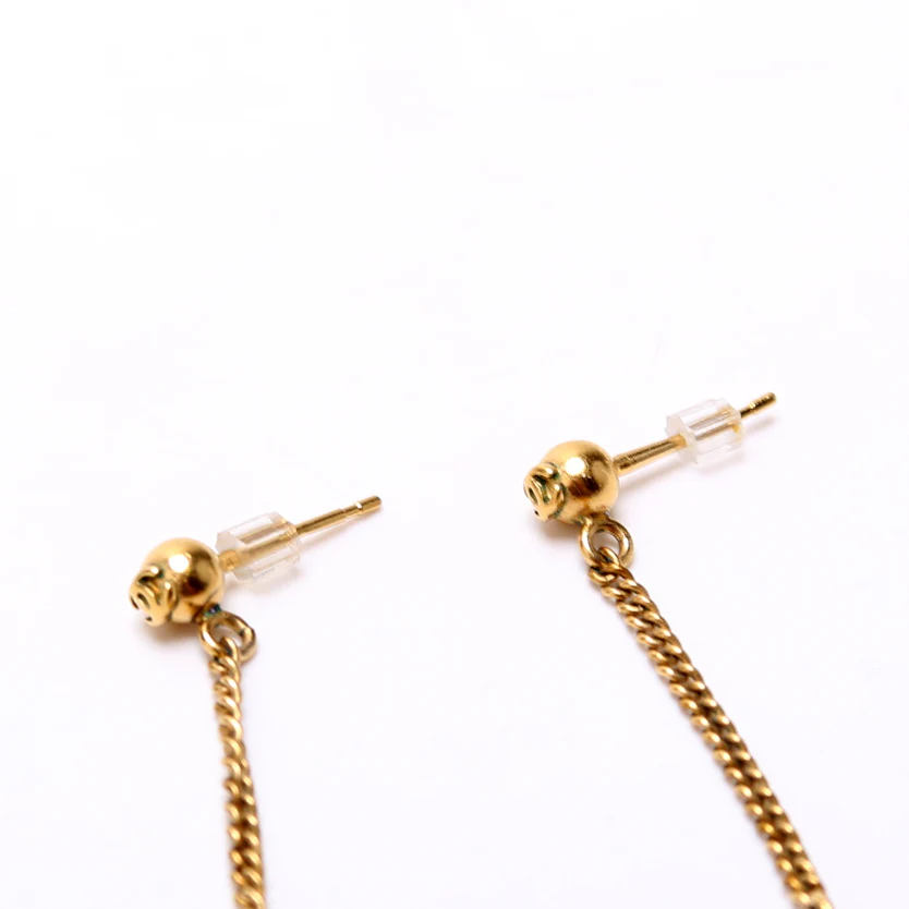 CC Drop Large Earrings - Image 3