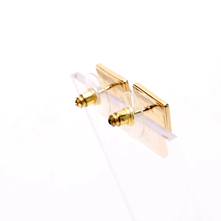 CC Enamel Square Studs - Image 3