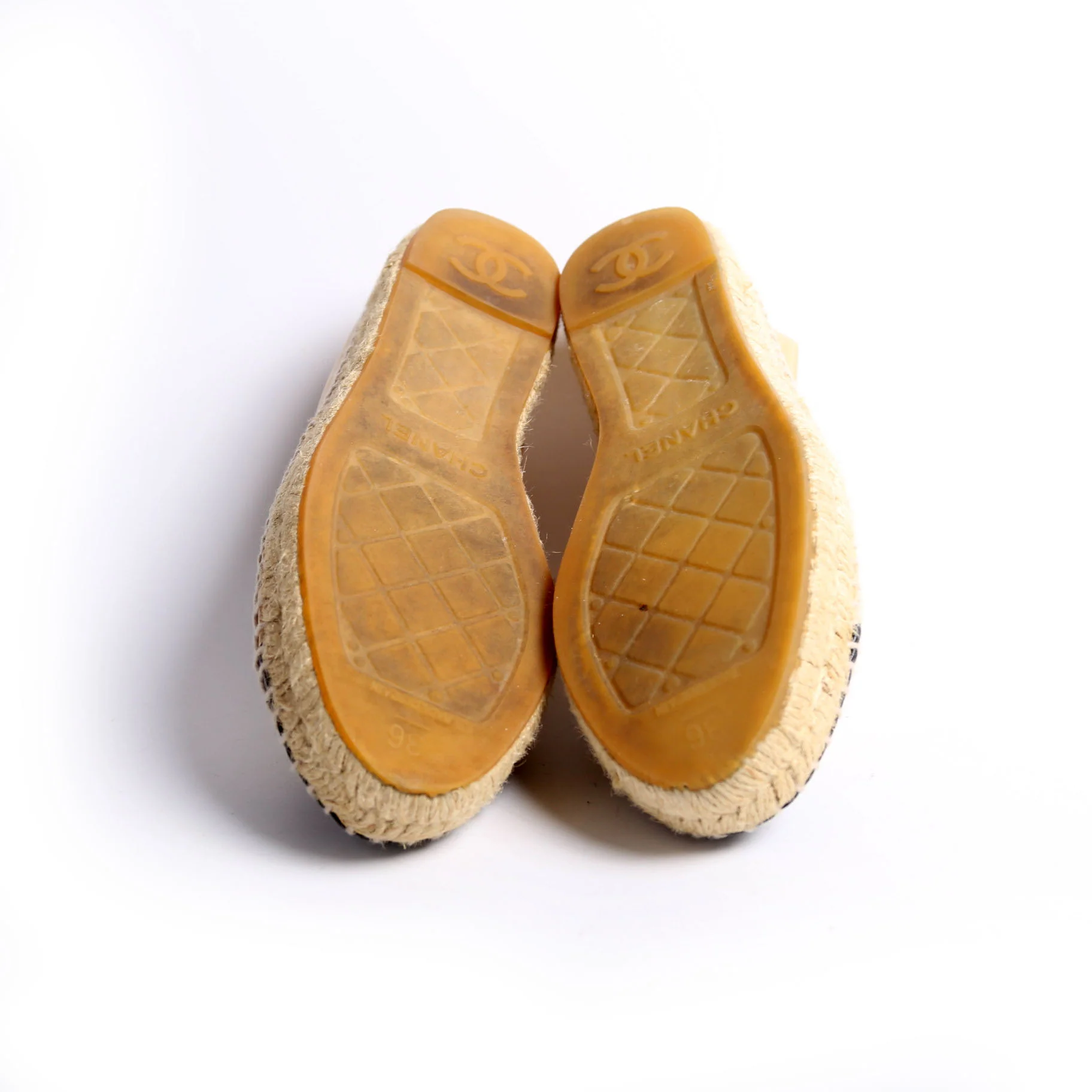 CC Espadrilles Size 36 Tan - Image 11