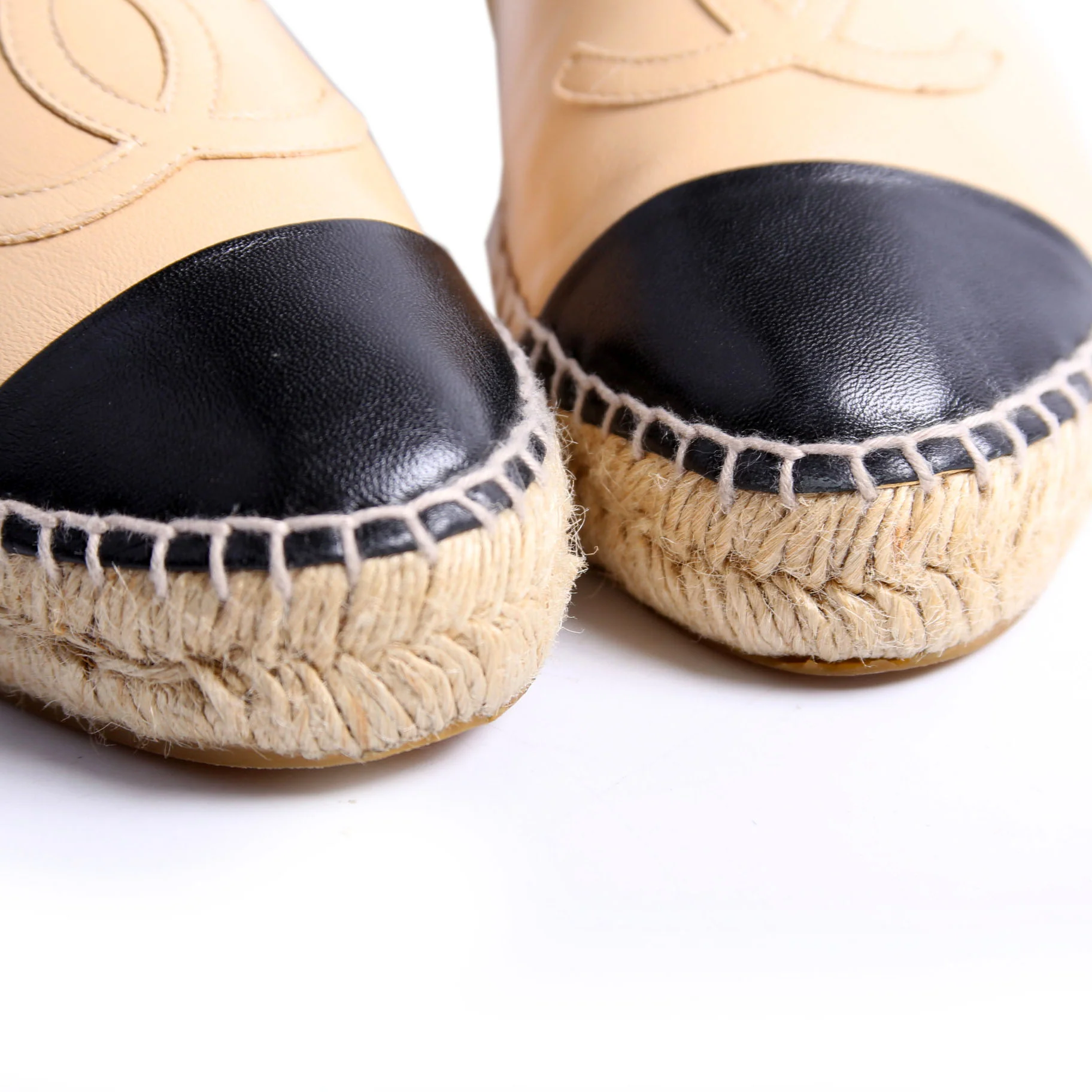 CC Espadrilles Size 36 Tan - Image 7