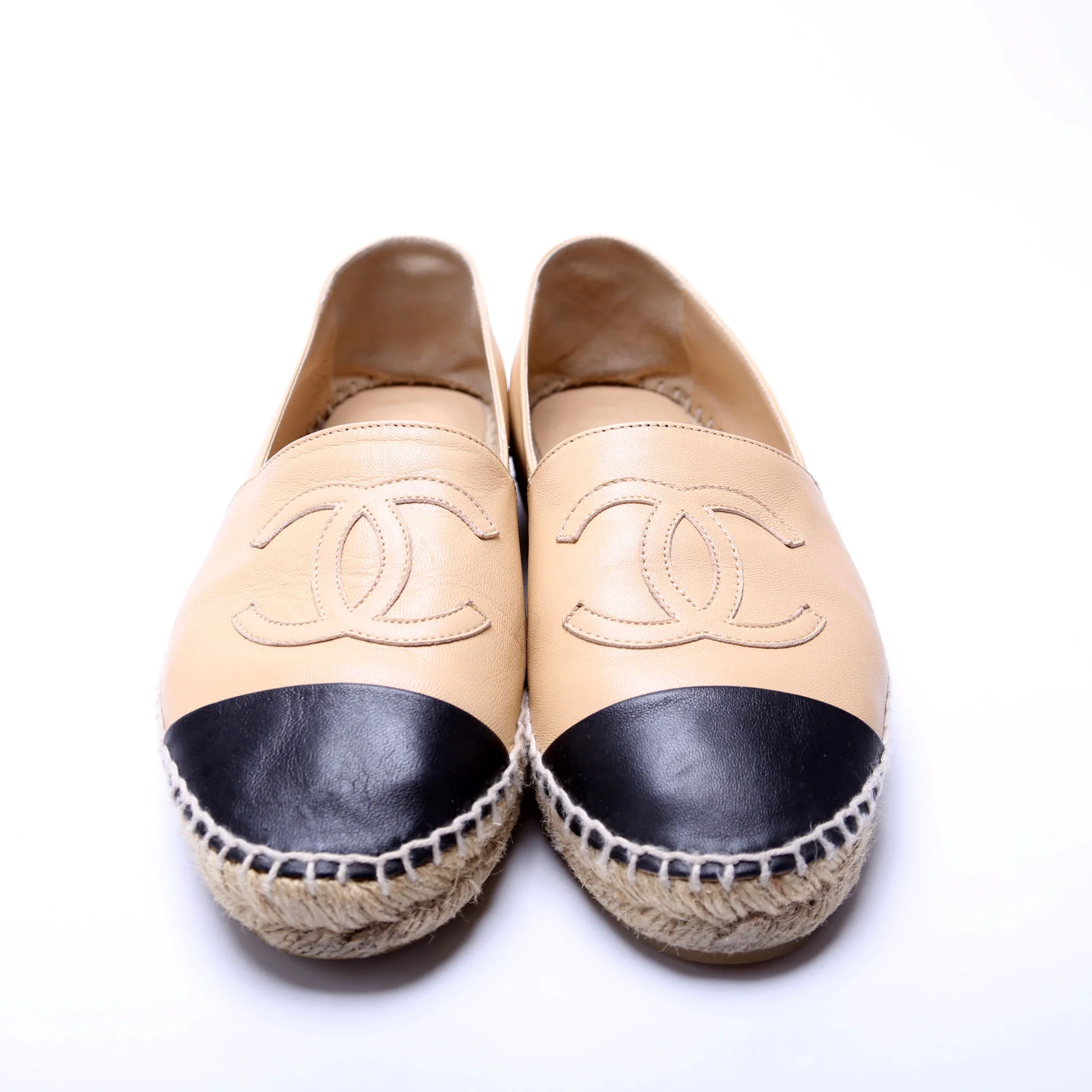 CC Espadrilles Size 36 Tan - Image 2