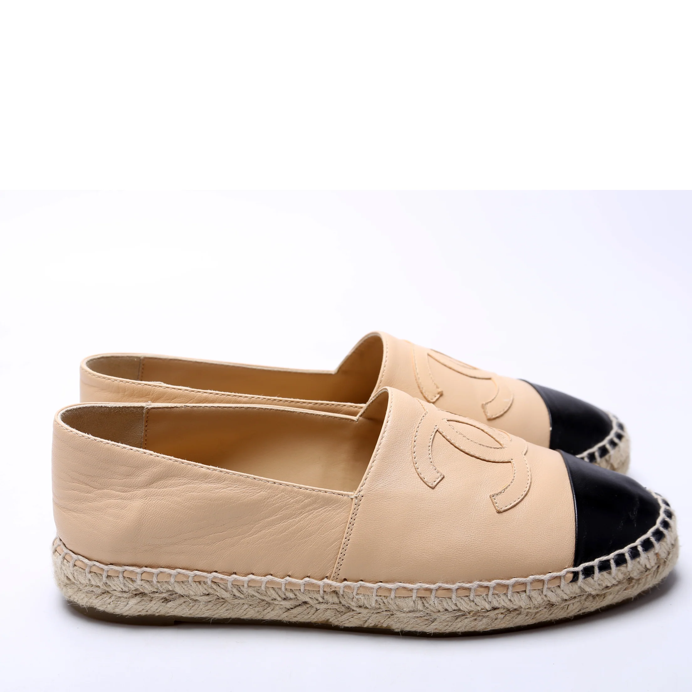 CC Espadrilles Size 38 Tan - Image 4