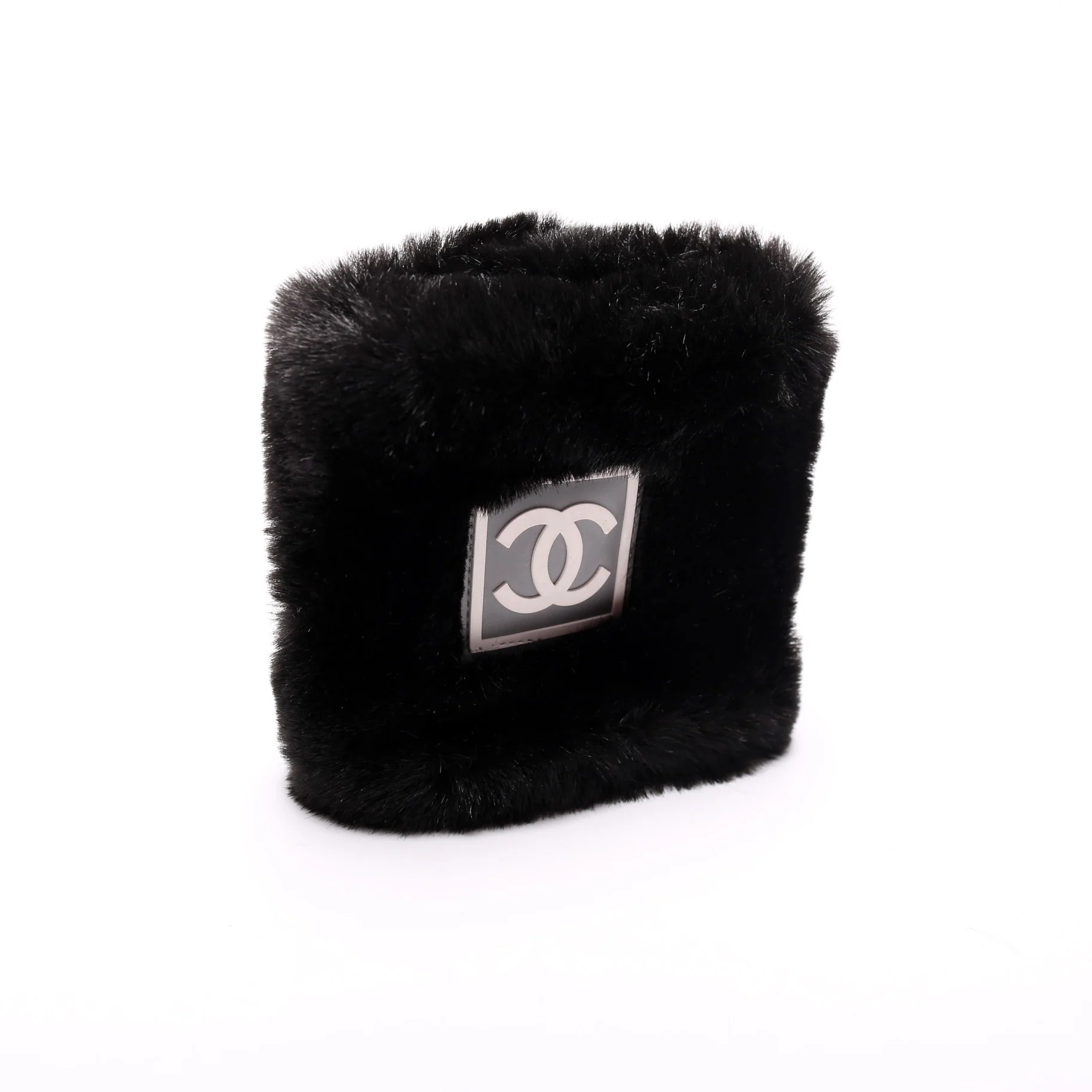CC Faux Fur Sports Cuff - Image 2