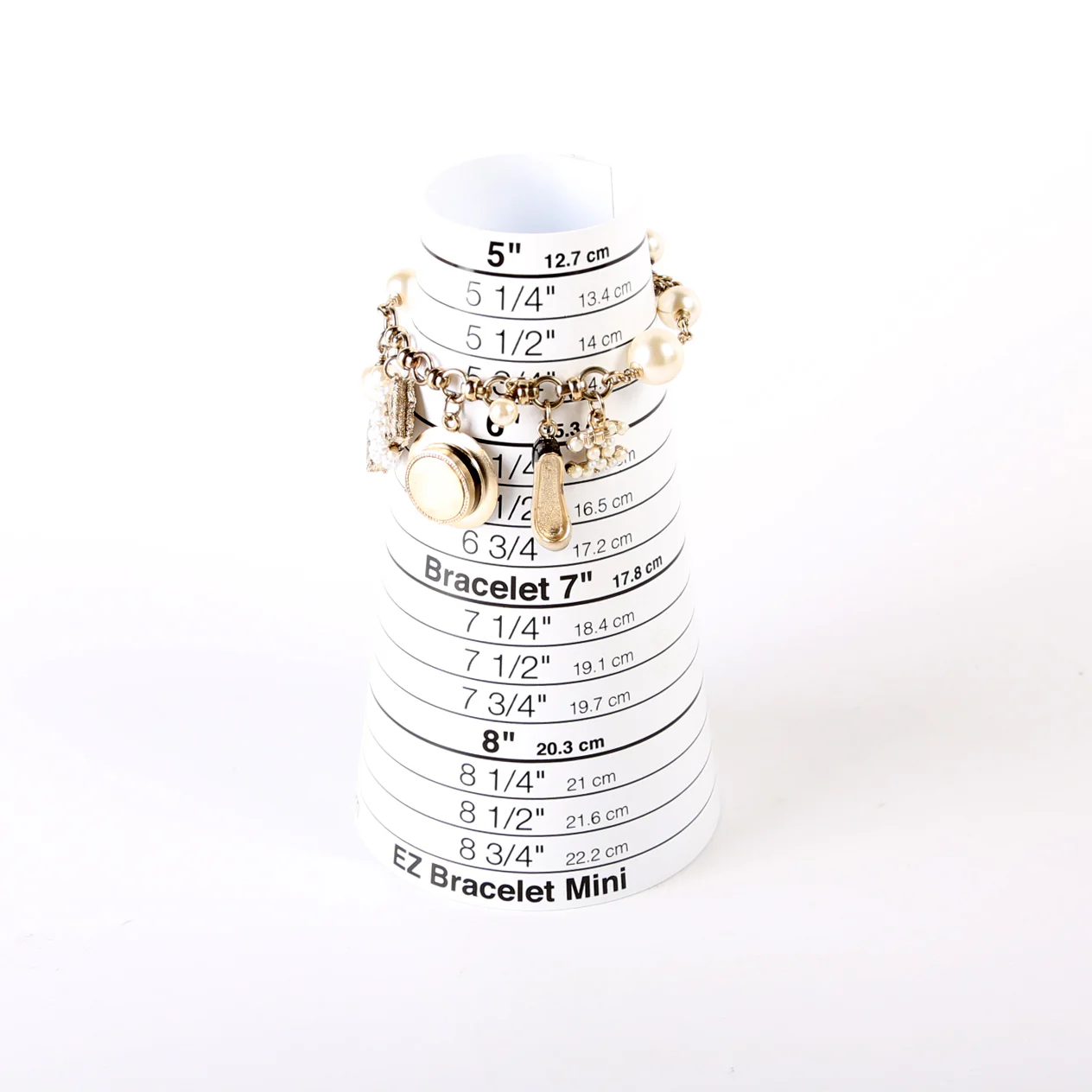 CC Faux Pearl Charms Bracelet - Image 5