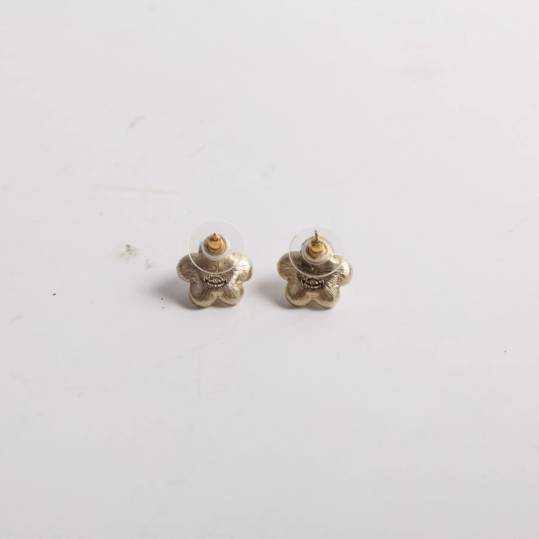 CC Faux Pearl Flower Studs - Image 2