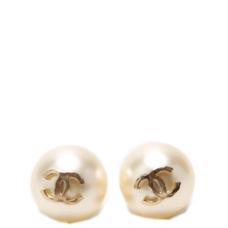 CC Faux Pearl Large Studs