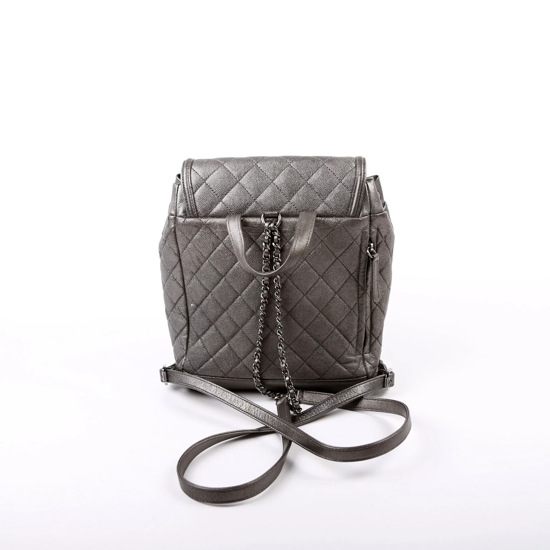 CC Filigree Backpack Metallic Caviar 26M - Image 3