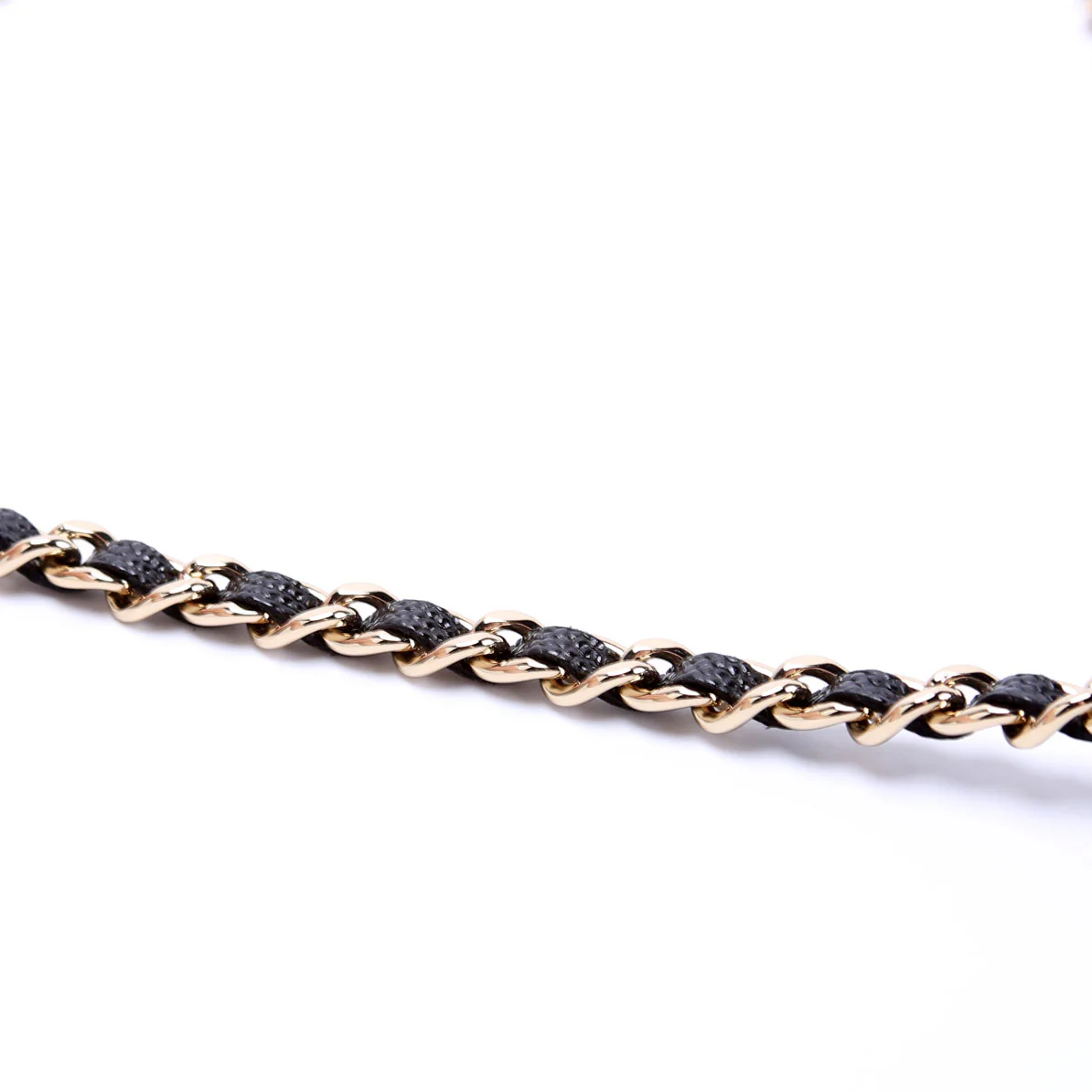 CC Flap Card Holder On Chain Caviar RFID Black - Image 6