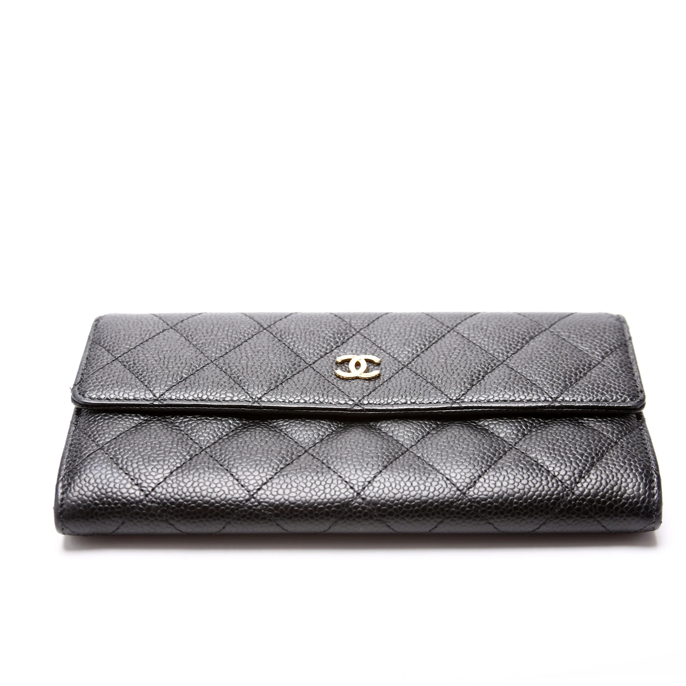 CC Flap Caviar Long Wallet 17M - Image 4
