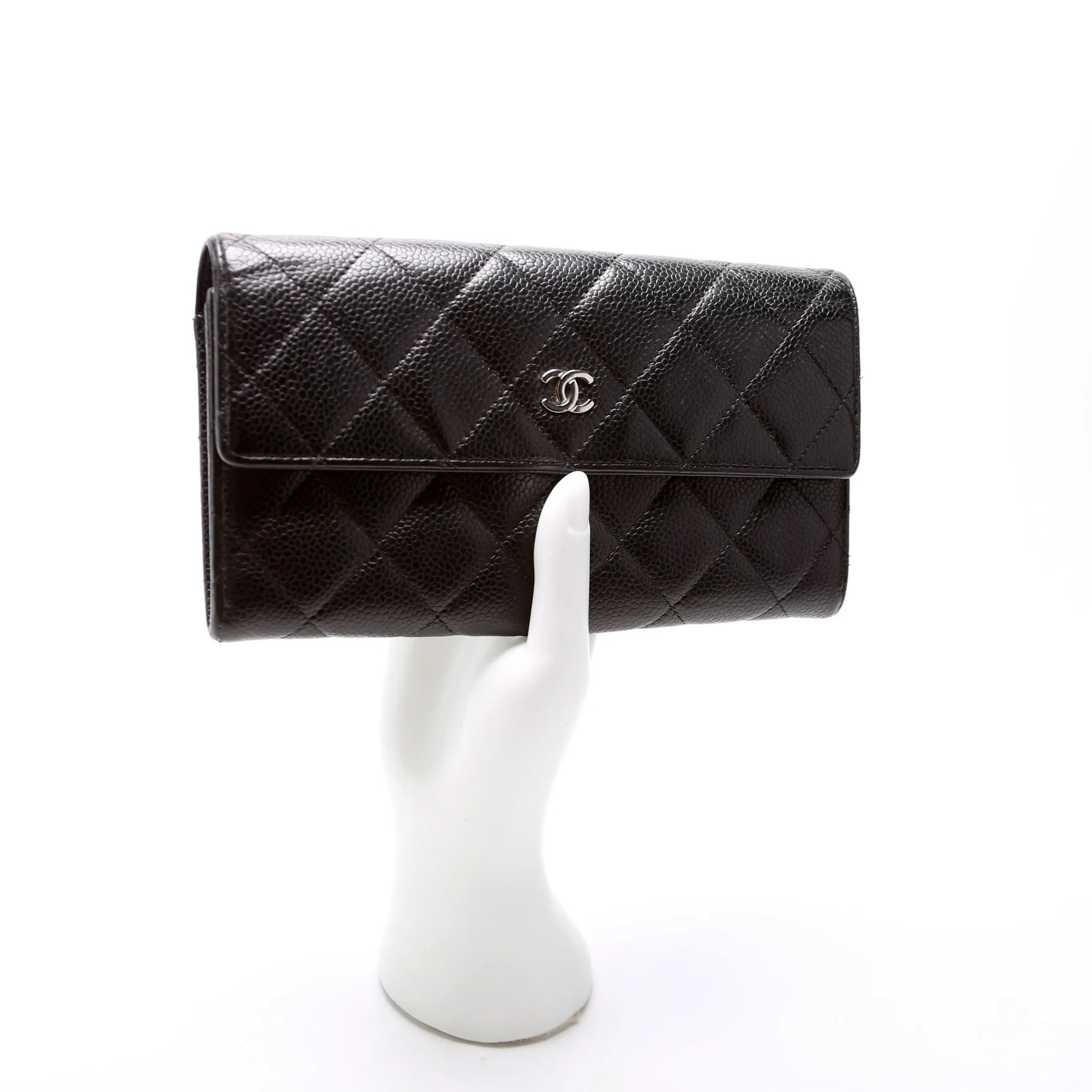 CC Flap Caviar Long Wallet 19M - Image 9