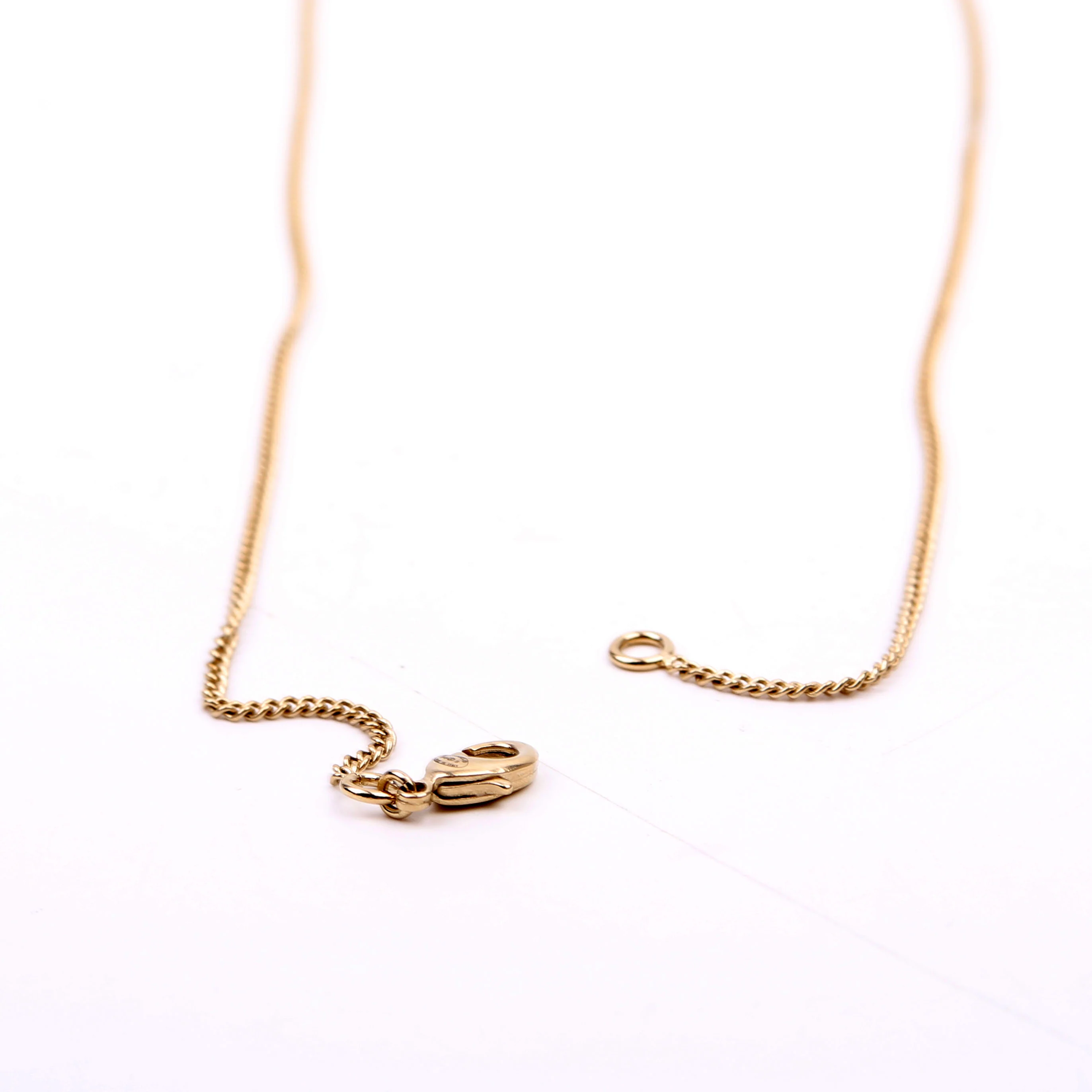 CC Flower Faux Pearl Drop Pendant Necklace Gold - Image 6