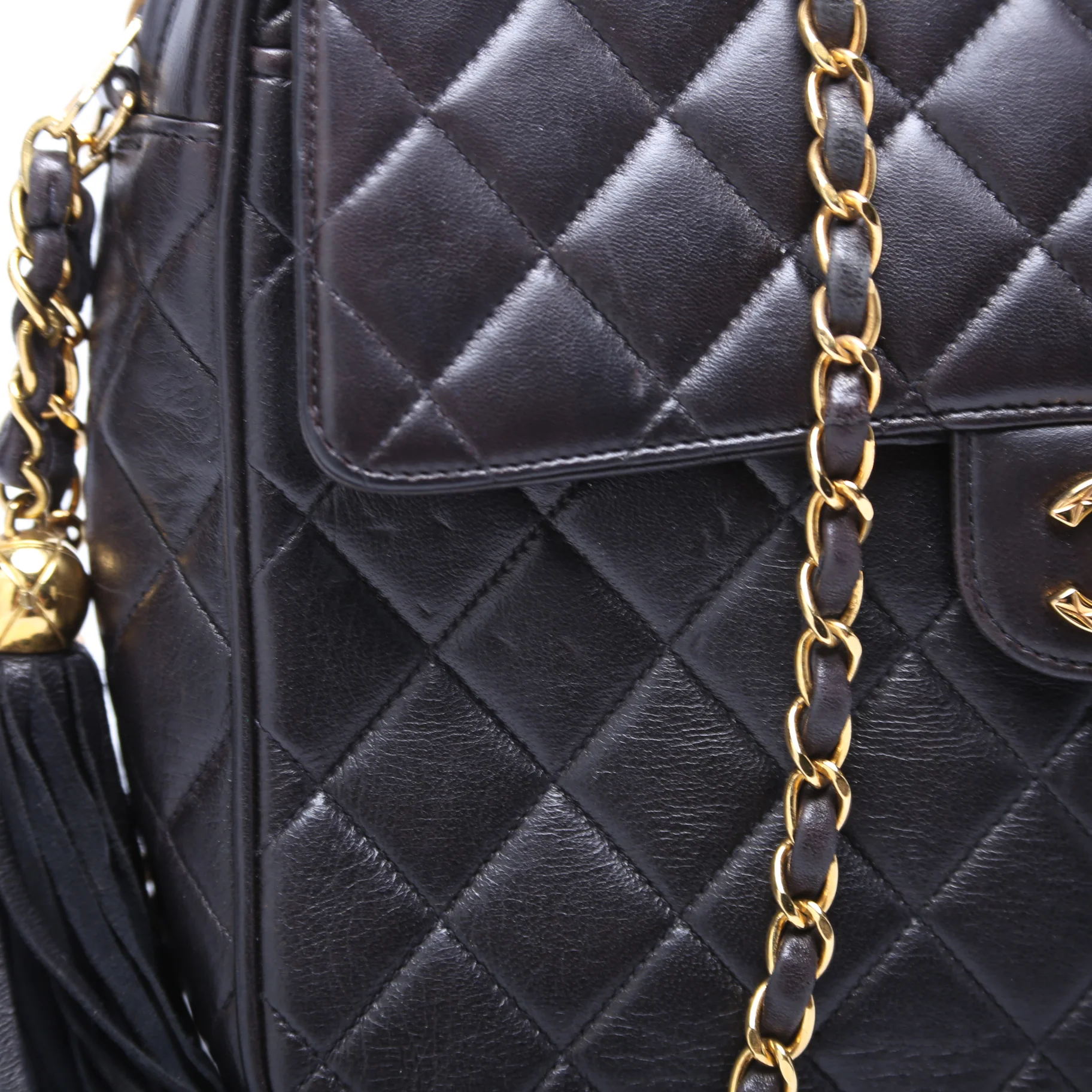 CC Front Pocket Tassel Camera Bag Vintage 3M - Image 5