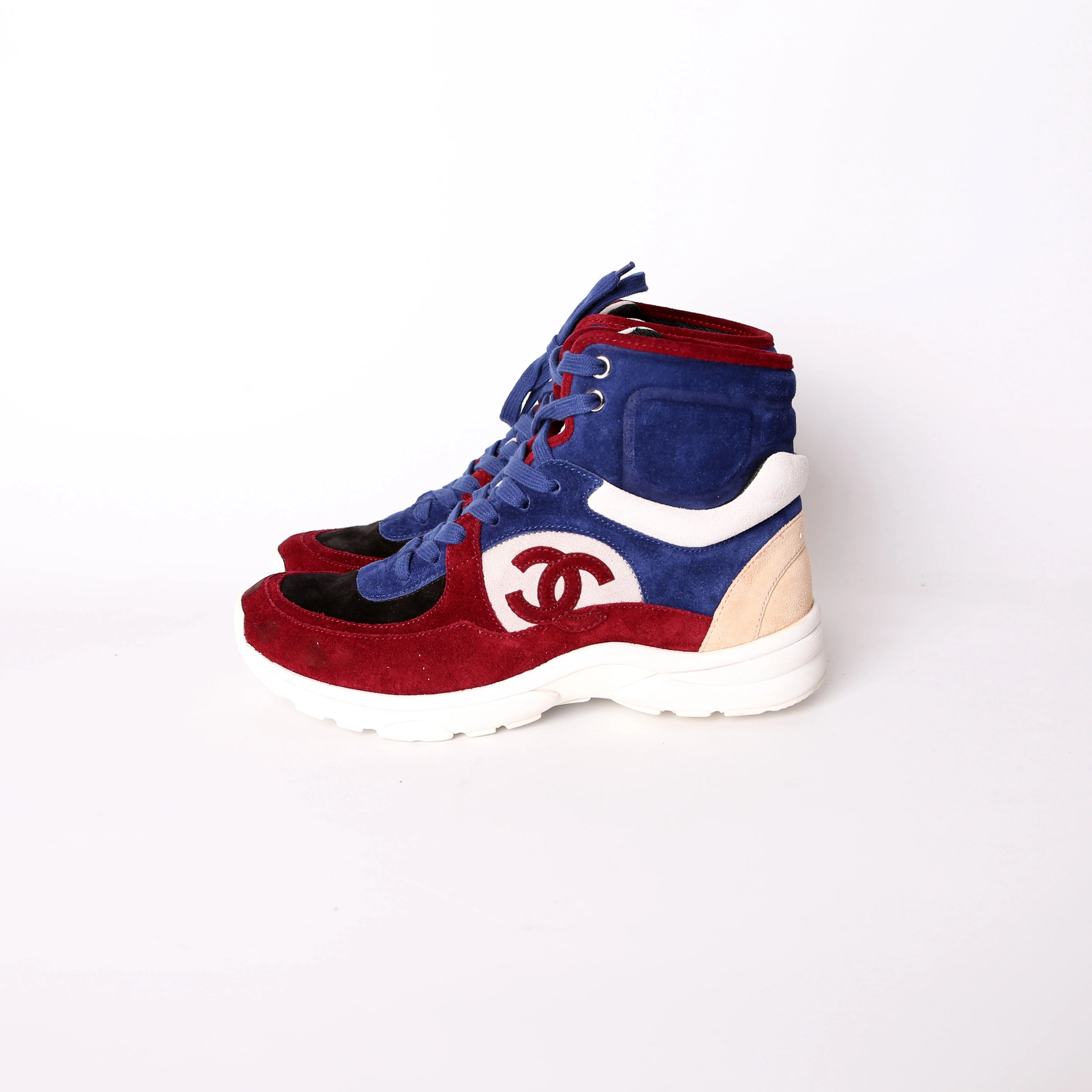 CC High Top Suede Sneakers - Image 3