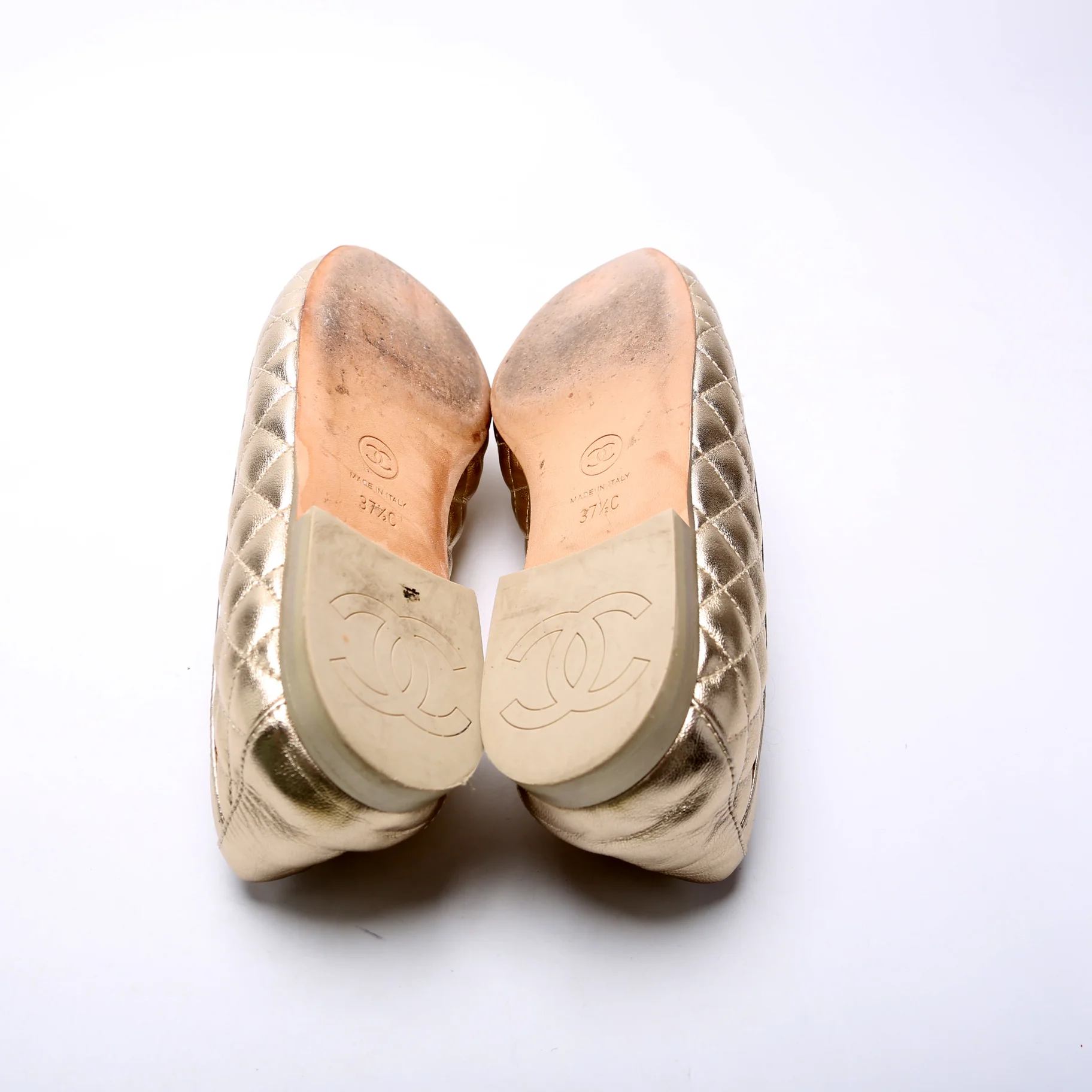 CC Leather Loafers Size 37.5 - Image 6