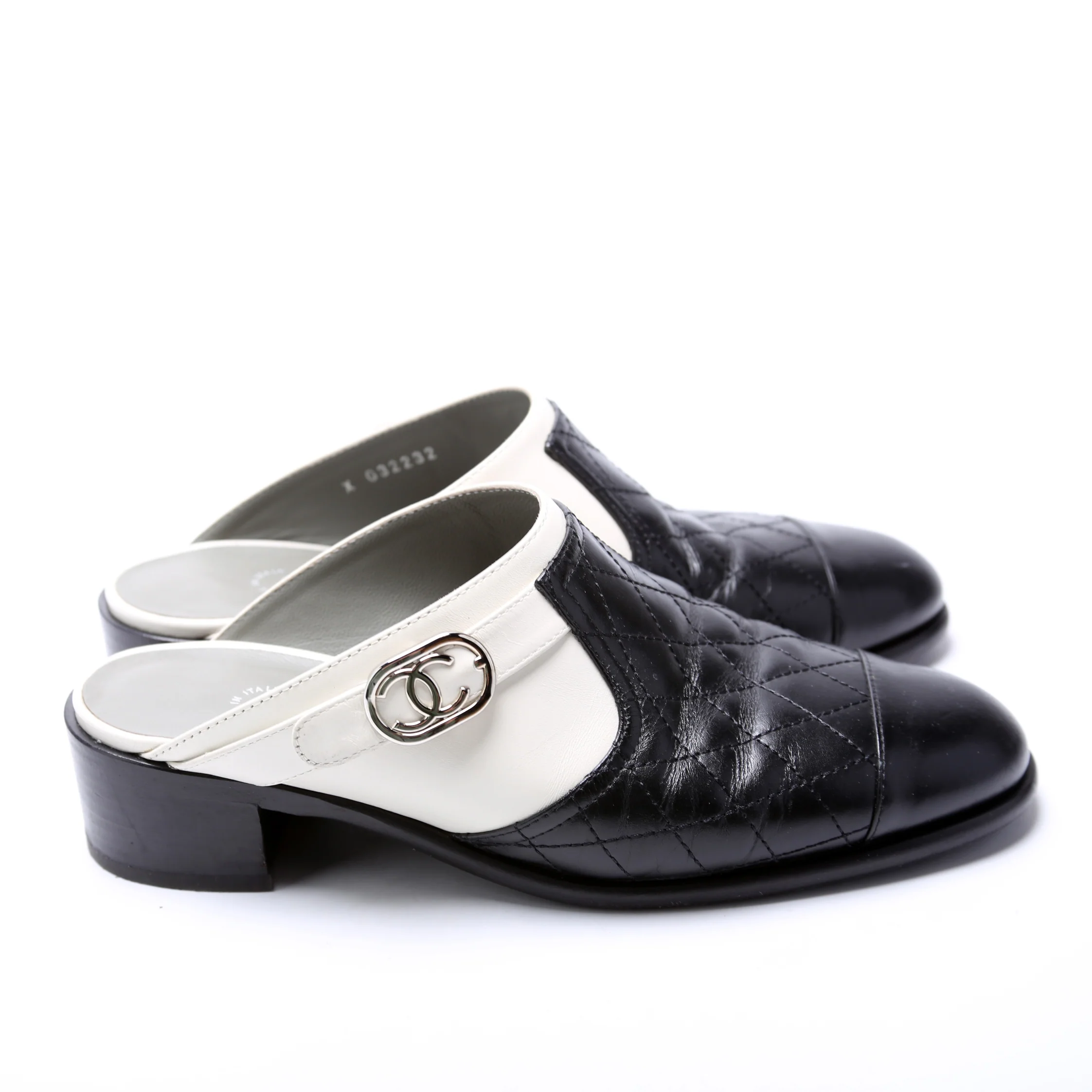 CC Leather Mules Size 39 - Image 4