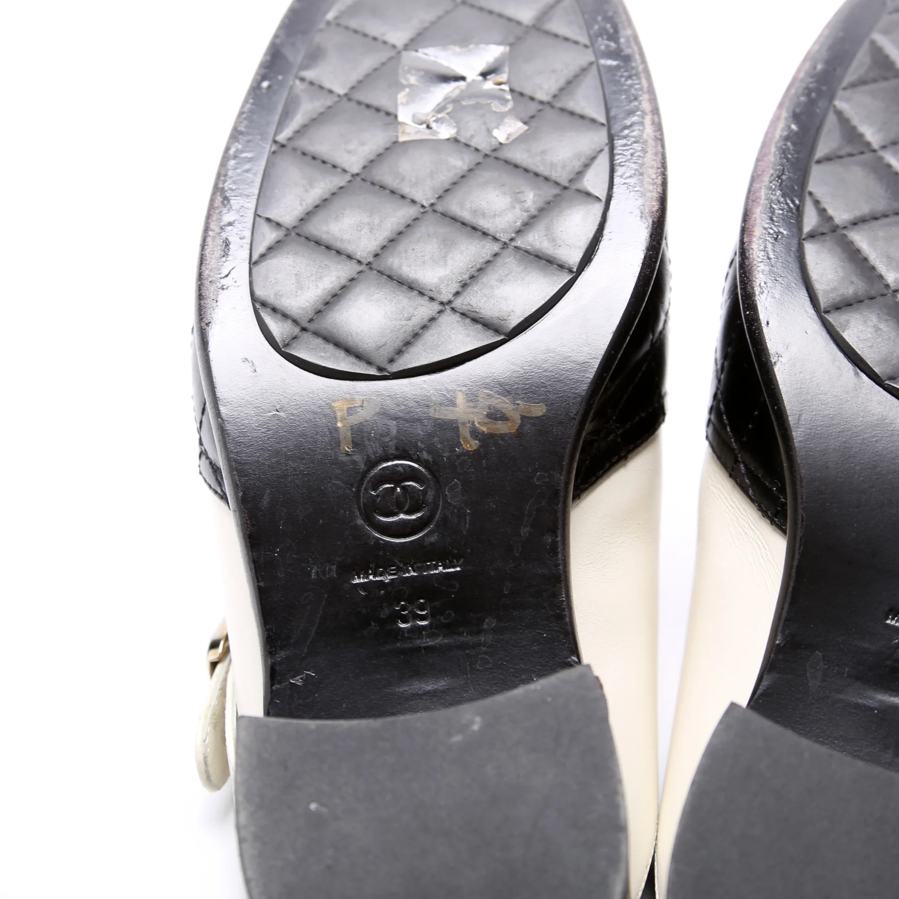 CC Leather Mules Size 39 - Image 8