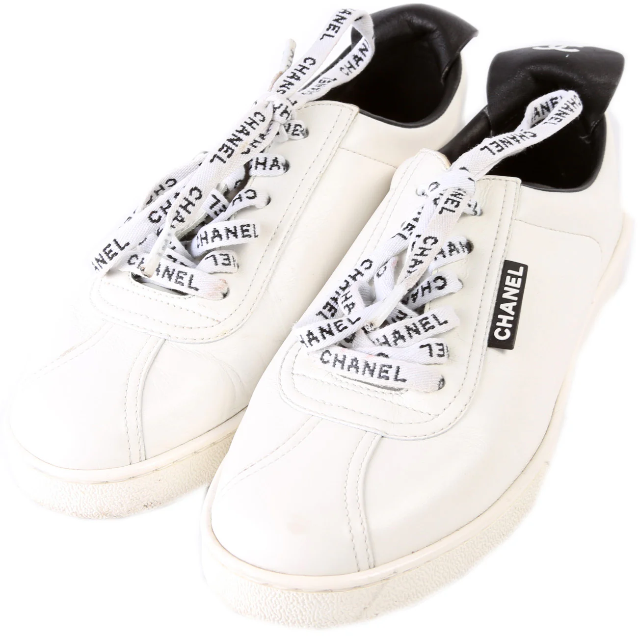 CC Logo Leather Sneakers Size 36.5