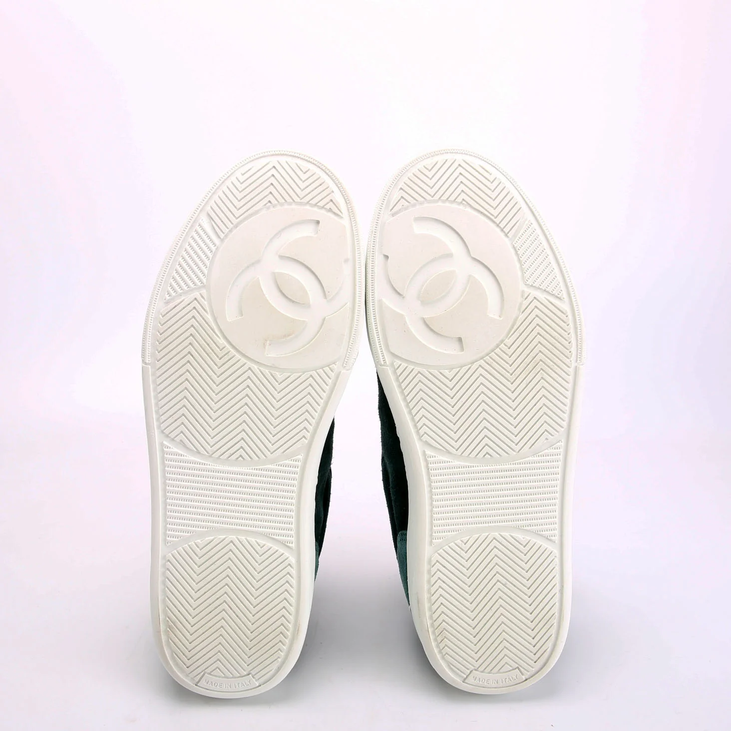 CC Logo Suede Sneakers Size 36 - Image 6