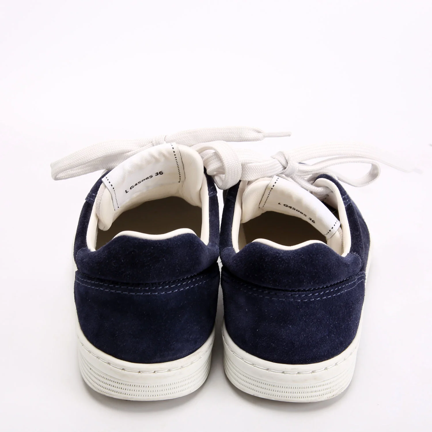 CC Logo Suede Sneakers Size 36 Blue - Image 4