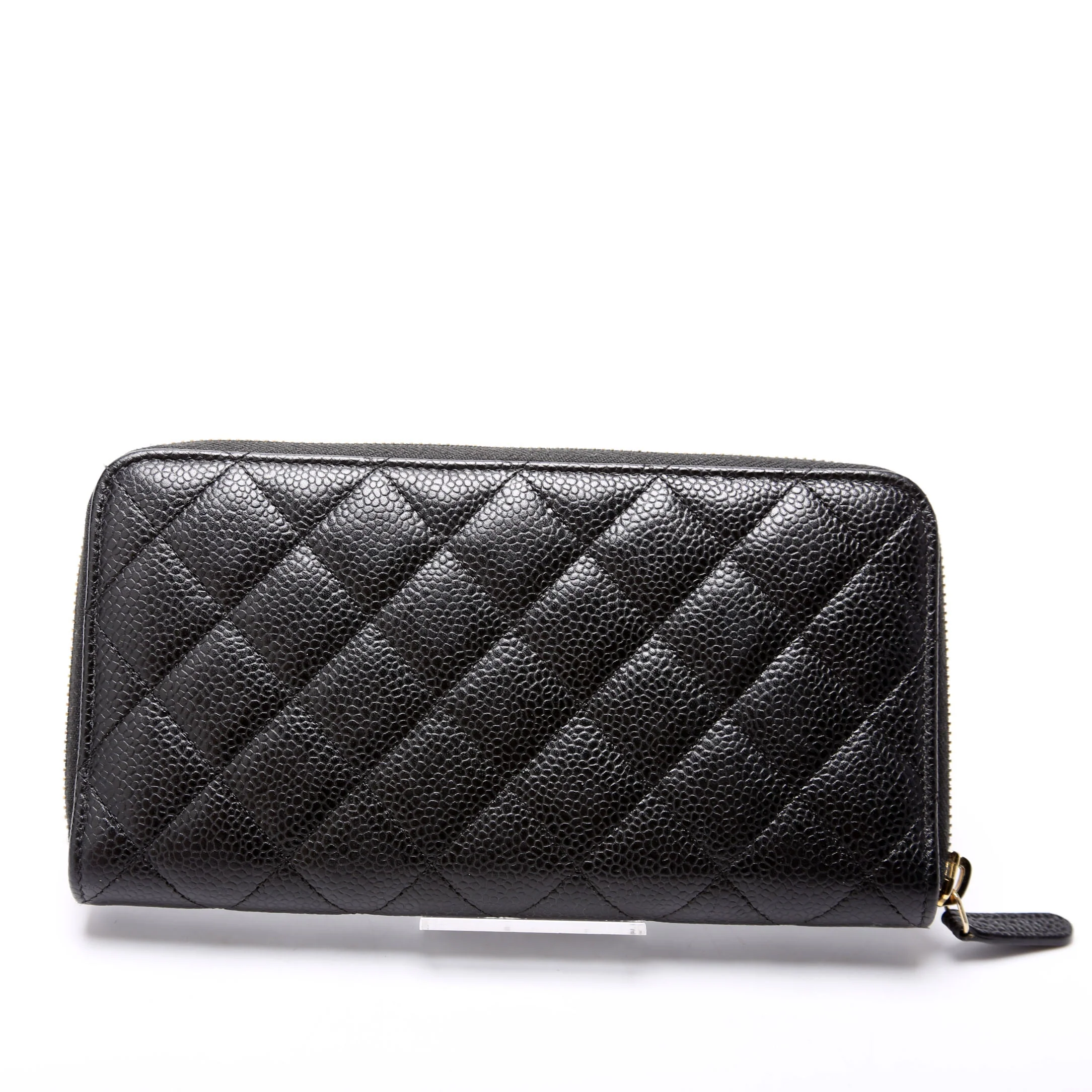 CC Long Za Wallet Caviar 28M Black - Image 3