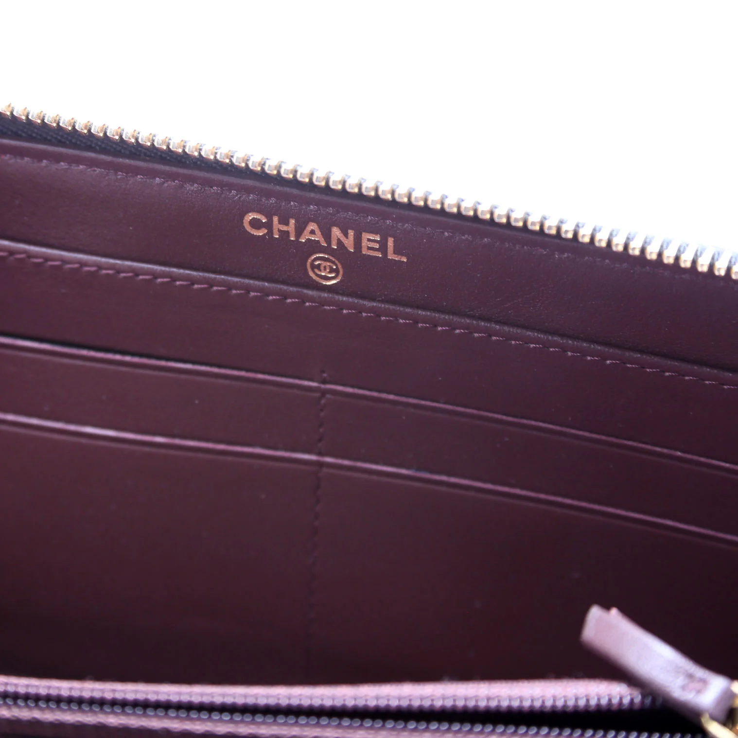 CC Long Za Wallet Caviar 28M Black - Image 7