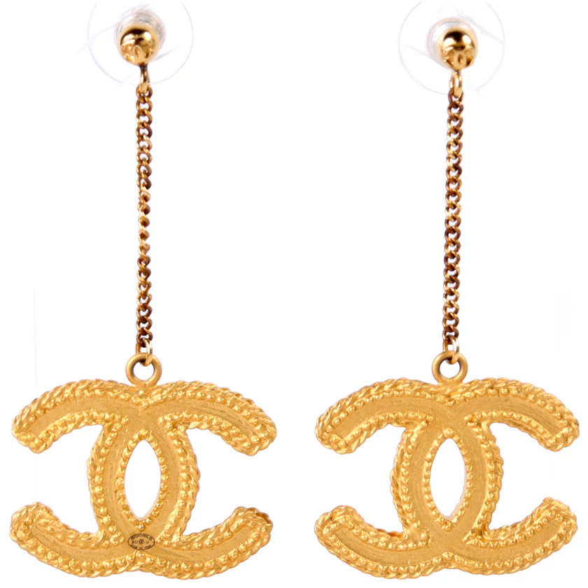 CC Matte Drop Earrings