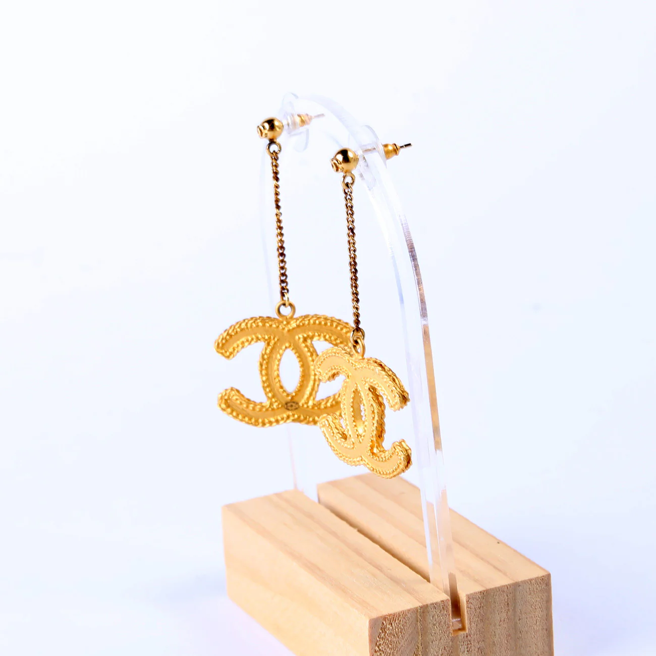 CC Matte Drop Earrings - Image 4