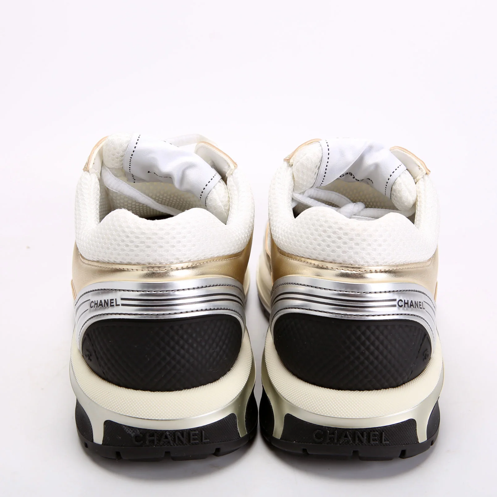 CC Mesh/Lambskin Trainers Size 40 - Image 4