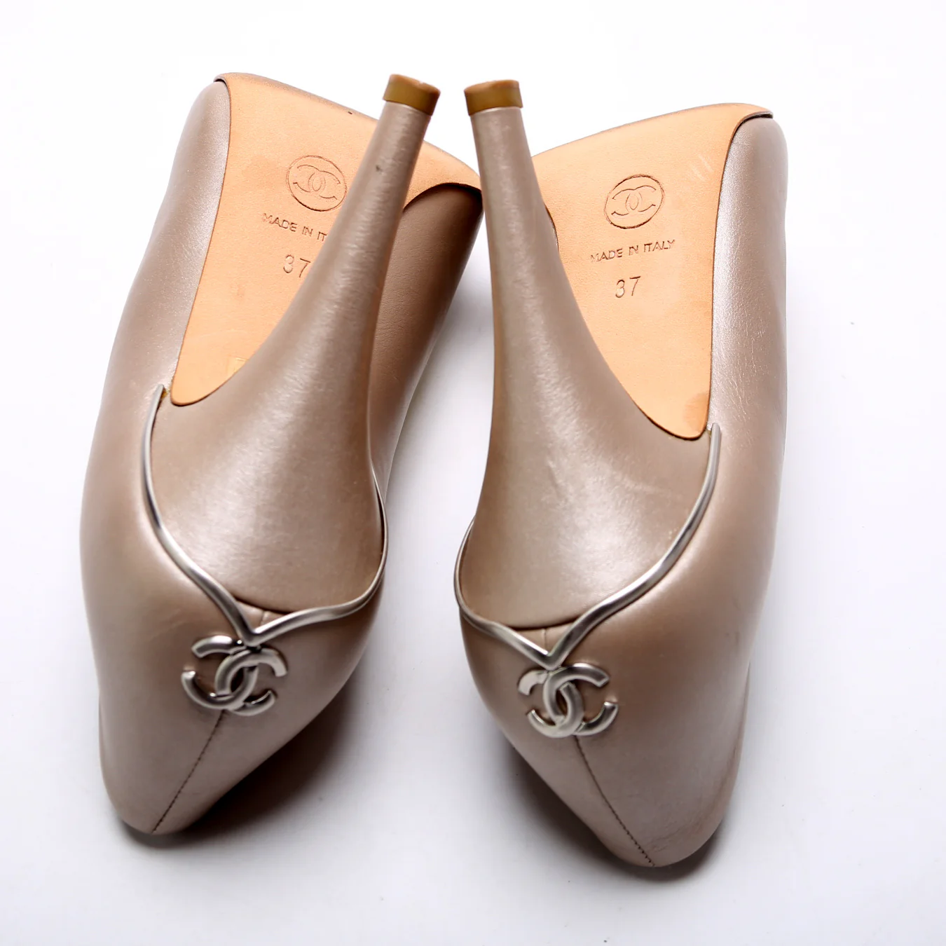 CC Open Toe Pumps Size 37 - Image 7