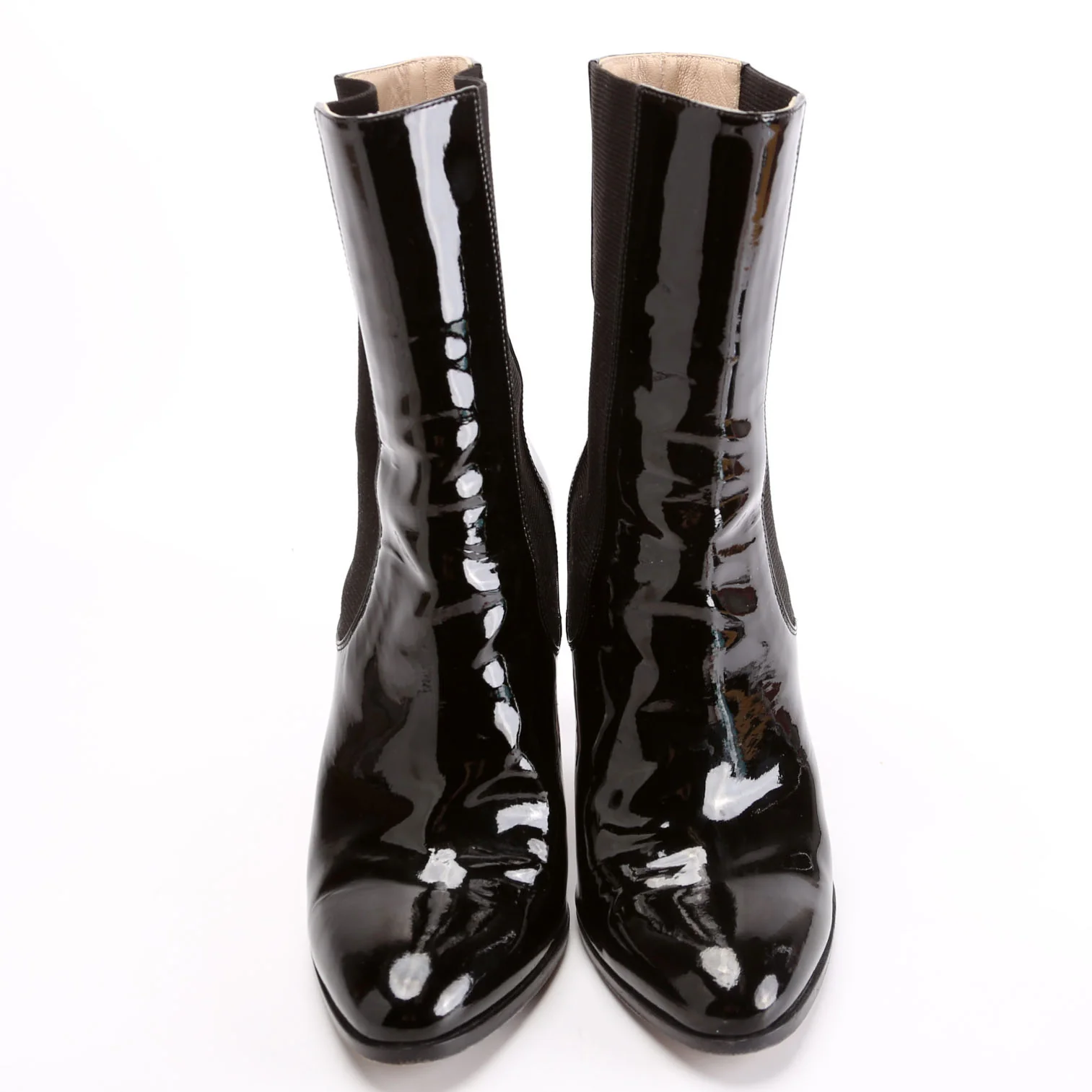 CC Patent Ankle Boots Size 38 Black - Image 2